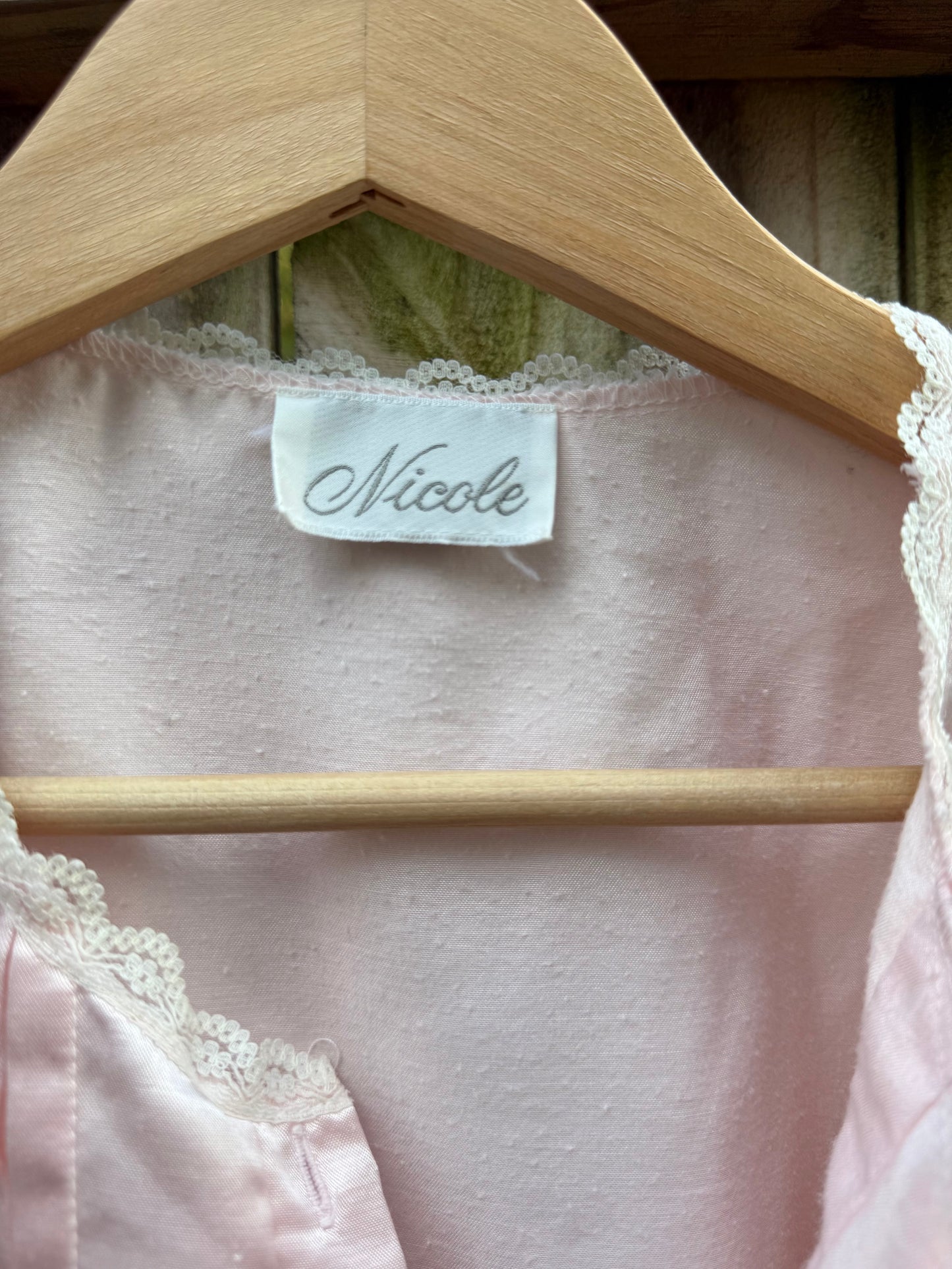 Vintage Reworked Satin Embroidered Crop Top