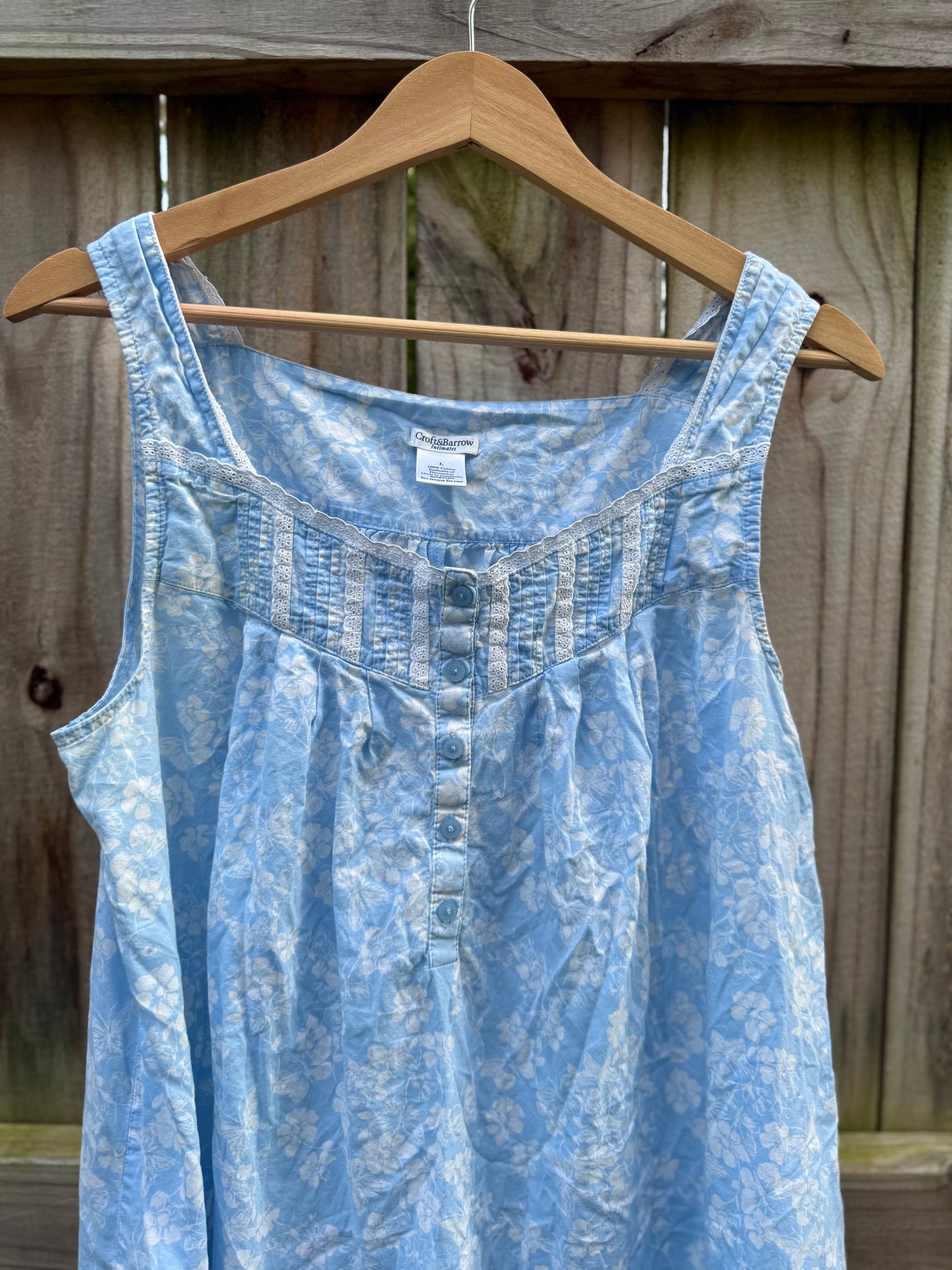 Croft & Barrow Soft Washed Cotton Floral House Dress