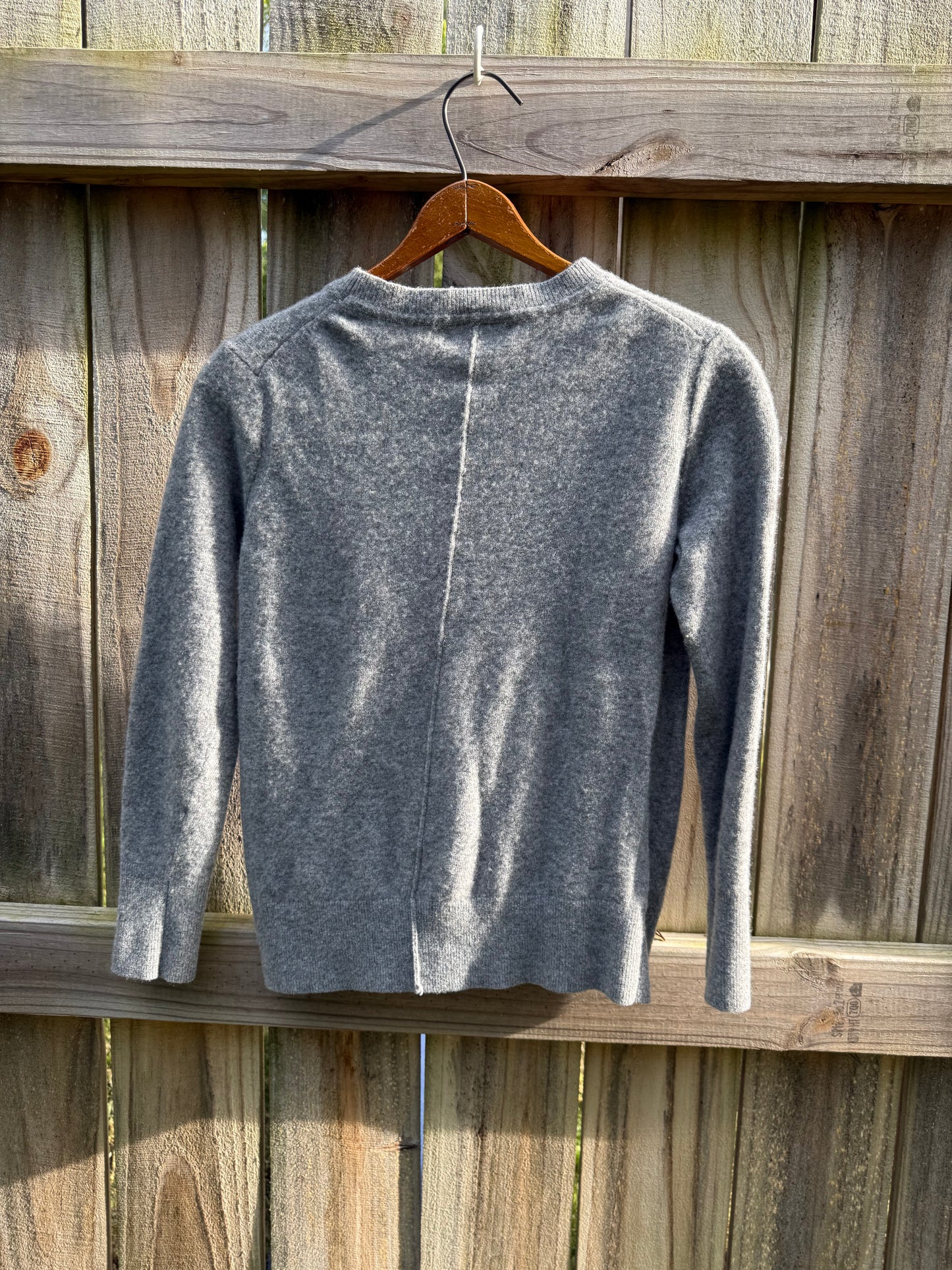 Banana Republic Italian Merino Blend Gray Sweater – Size S