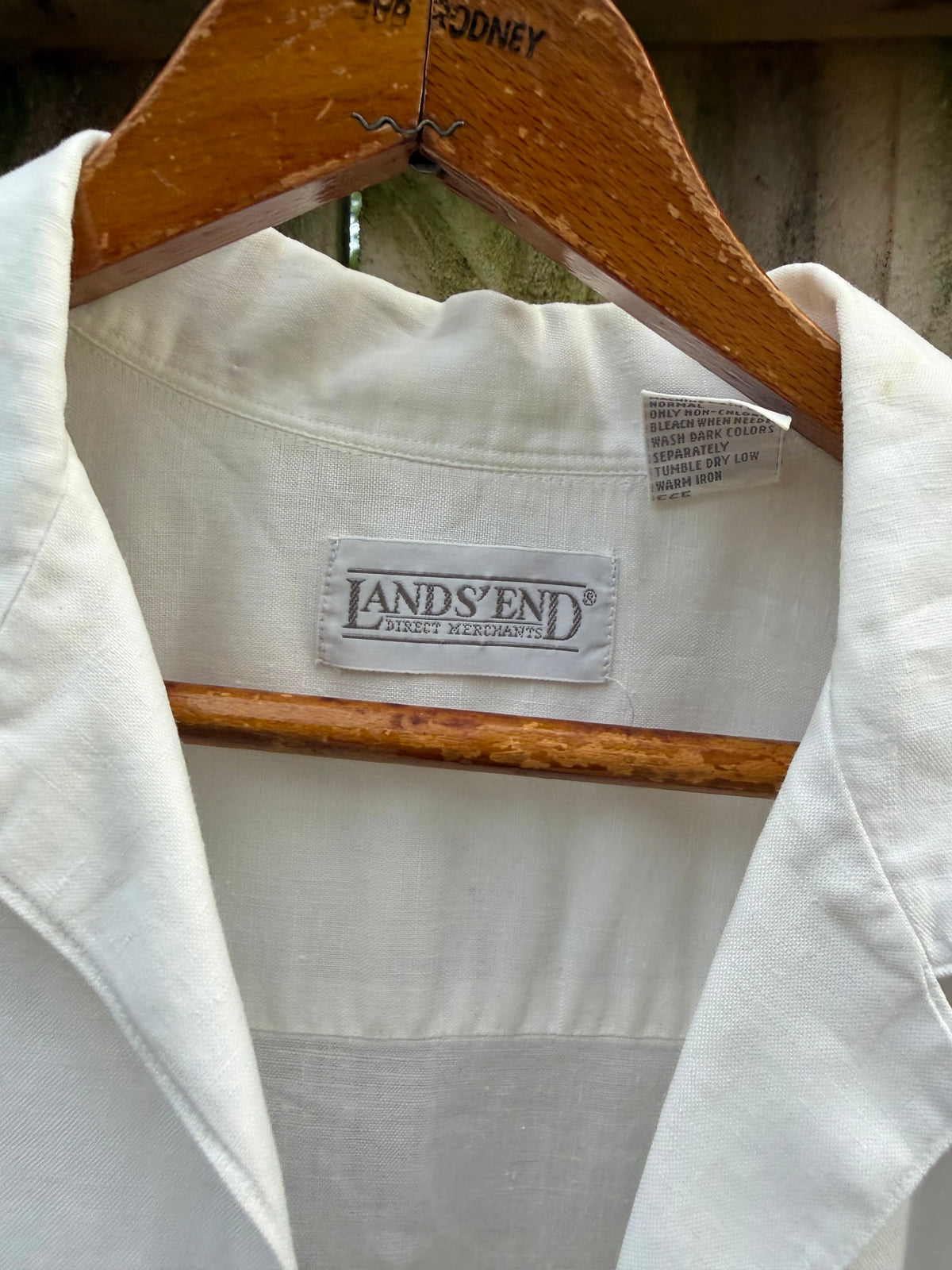 Lands' End Linen Blend Camp Shirt