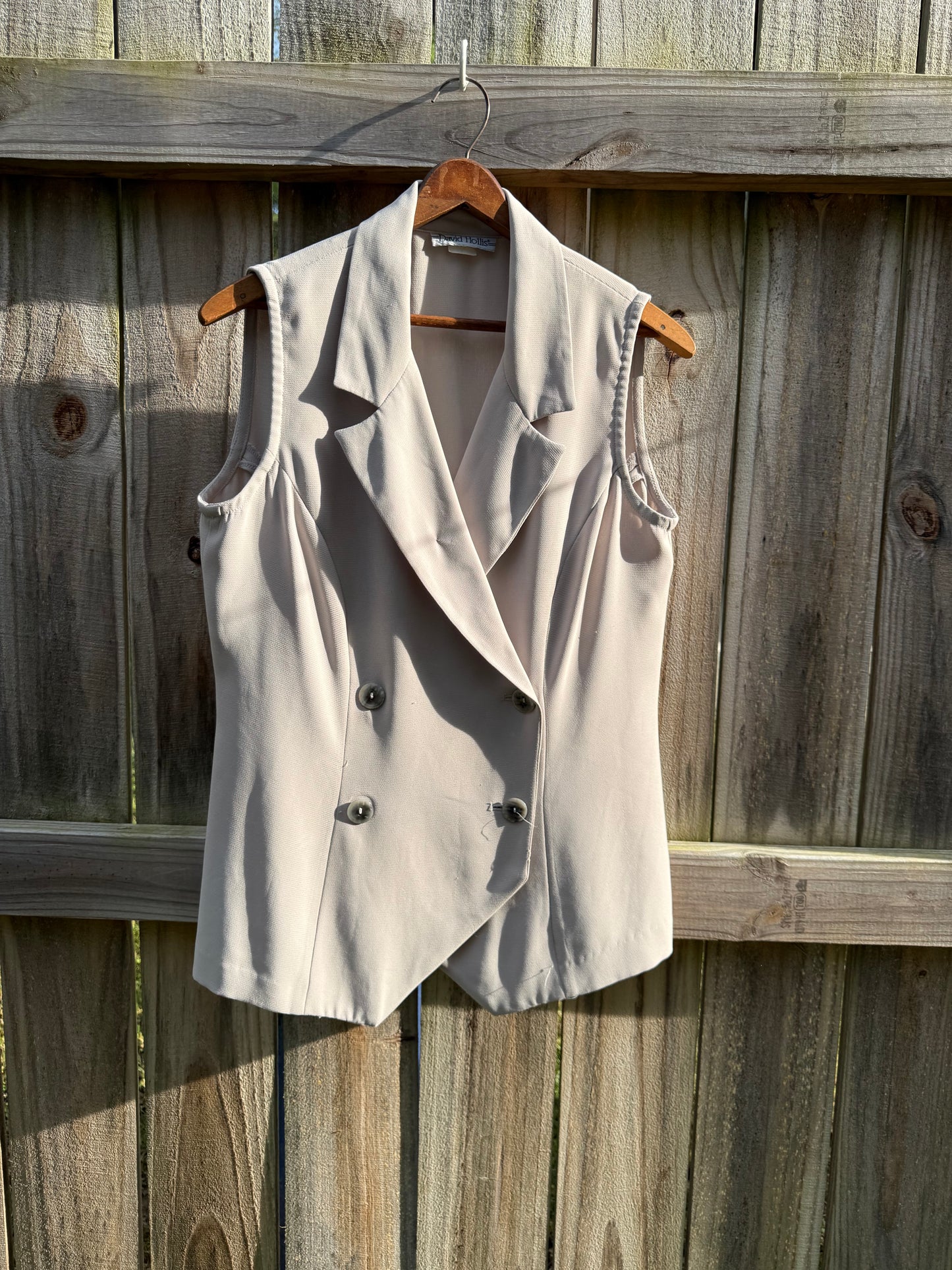 Vintage David Hollis Double Breasted Vest