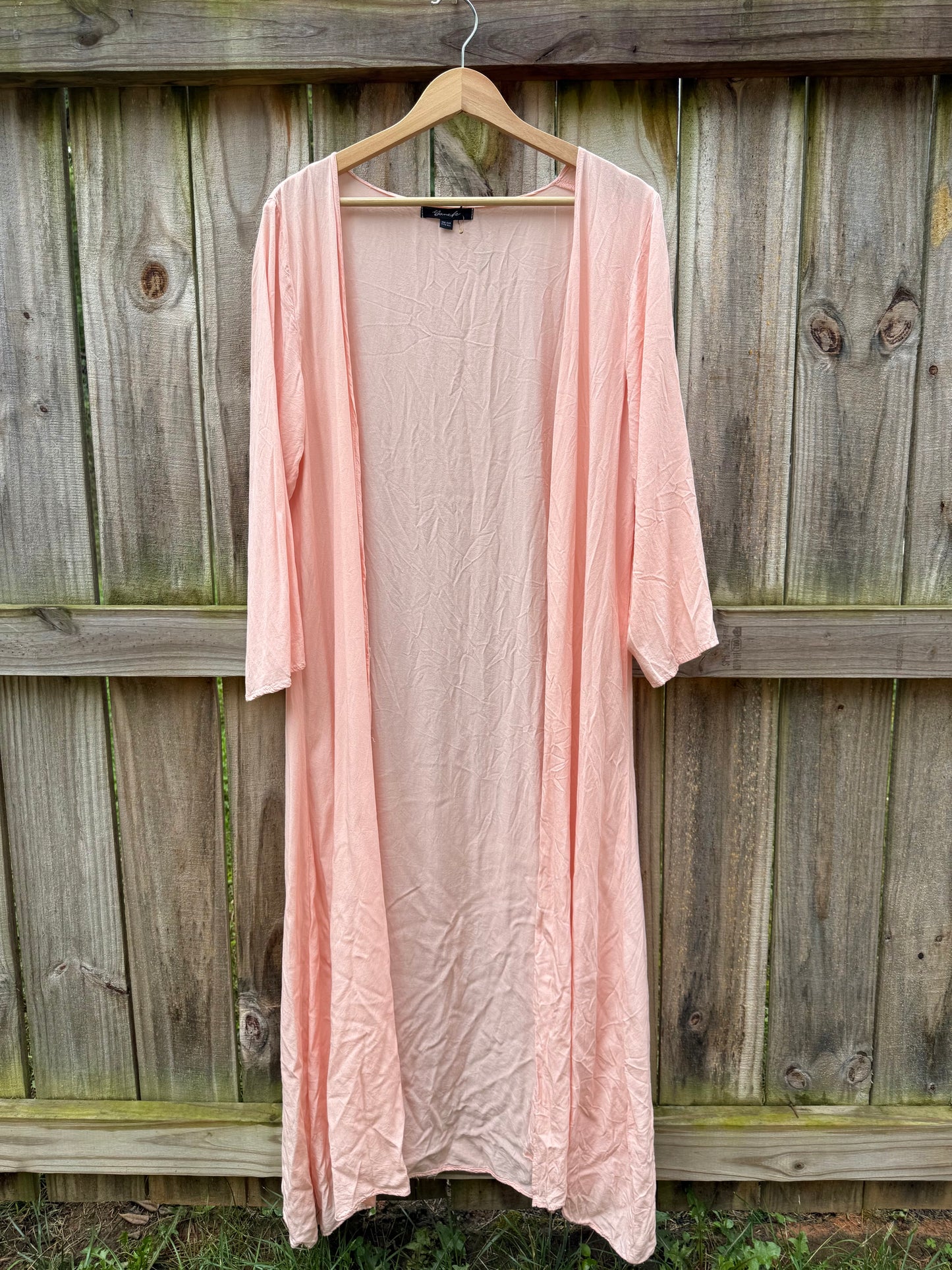 Yanak Ballet Pink Sheer Duster