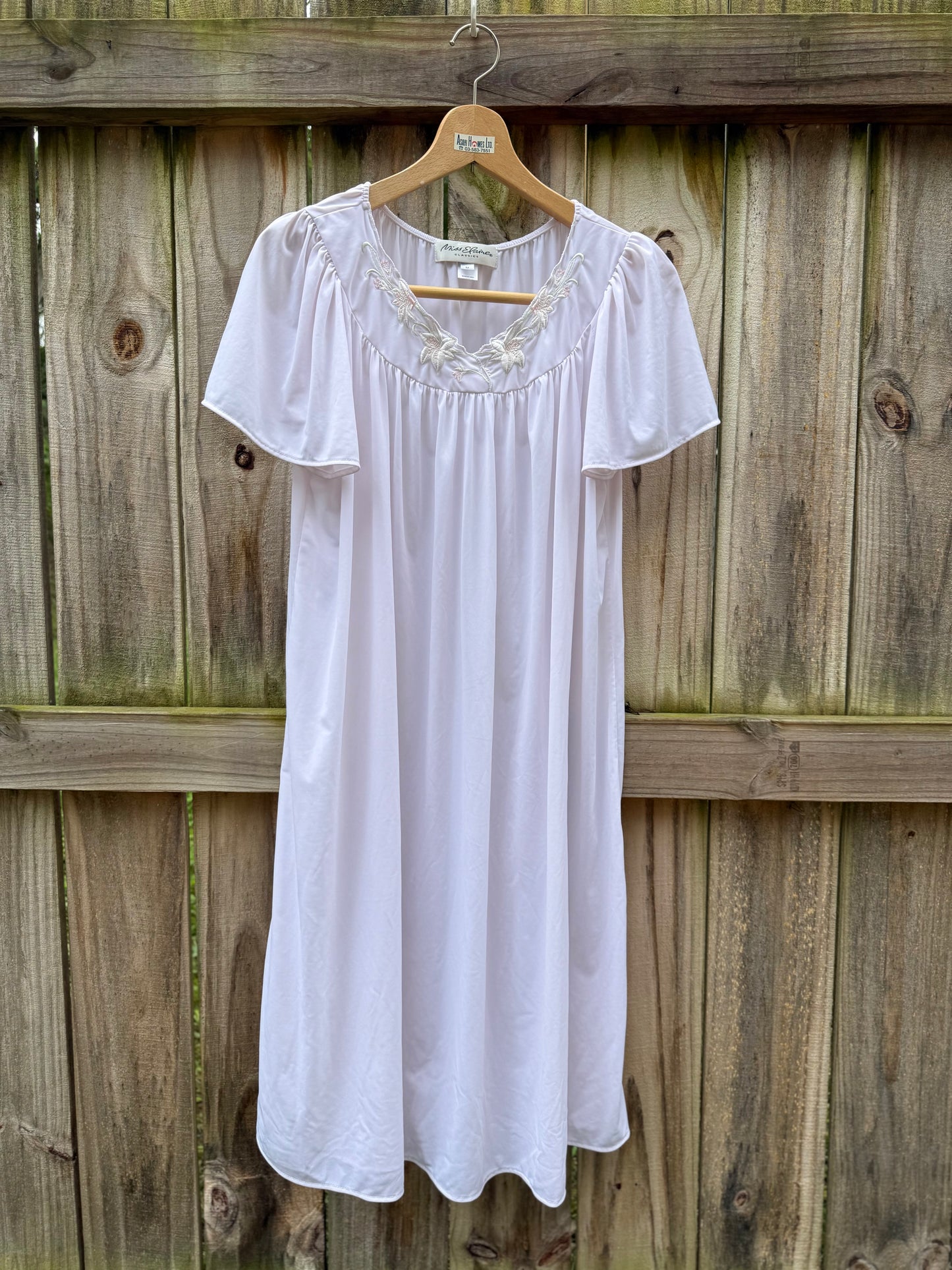 Vintage Miss Elaine Embroidered House Dress