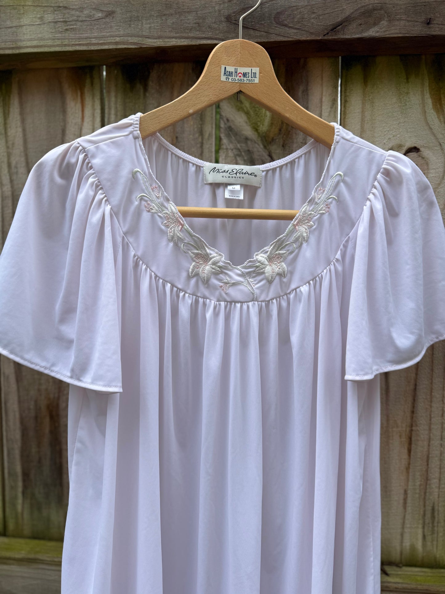 Vintage Miss Elaine Embroidered House Dress