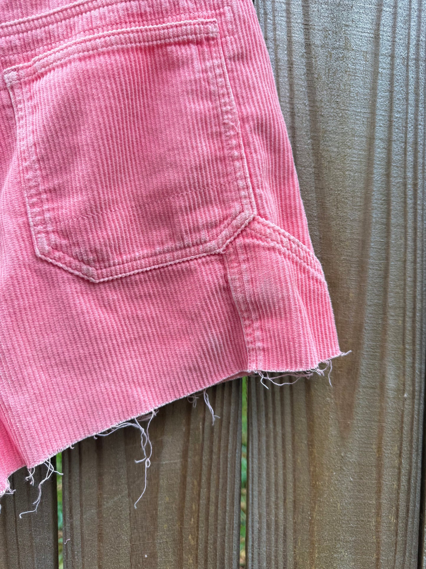 BDG Pink Corduroy Carpenter Shorts
