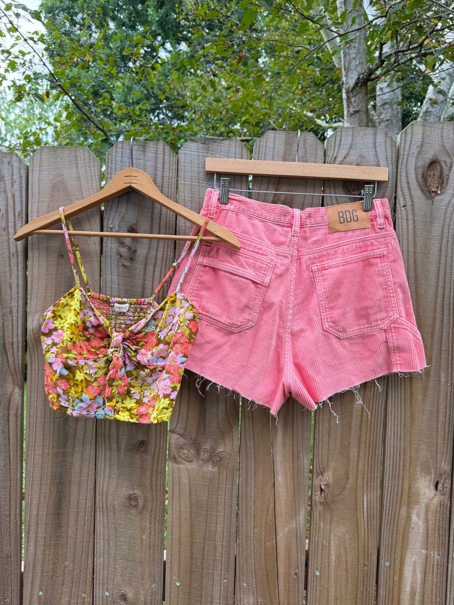 Billabong Floral Tie Front Crop Top