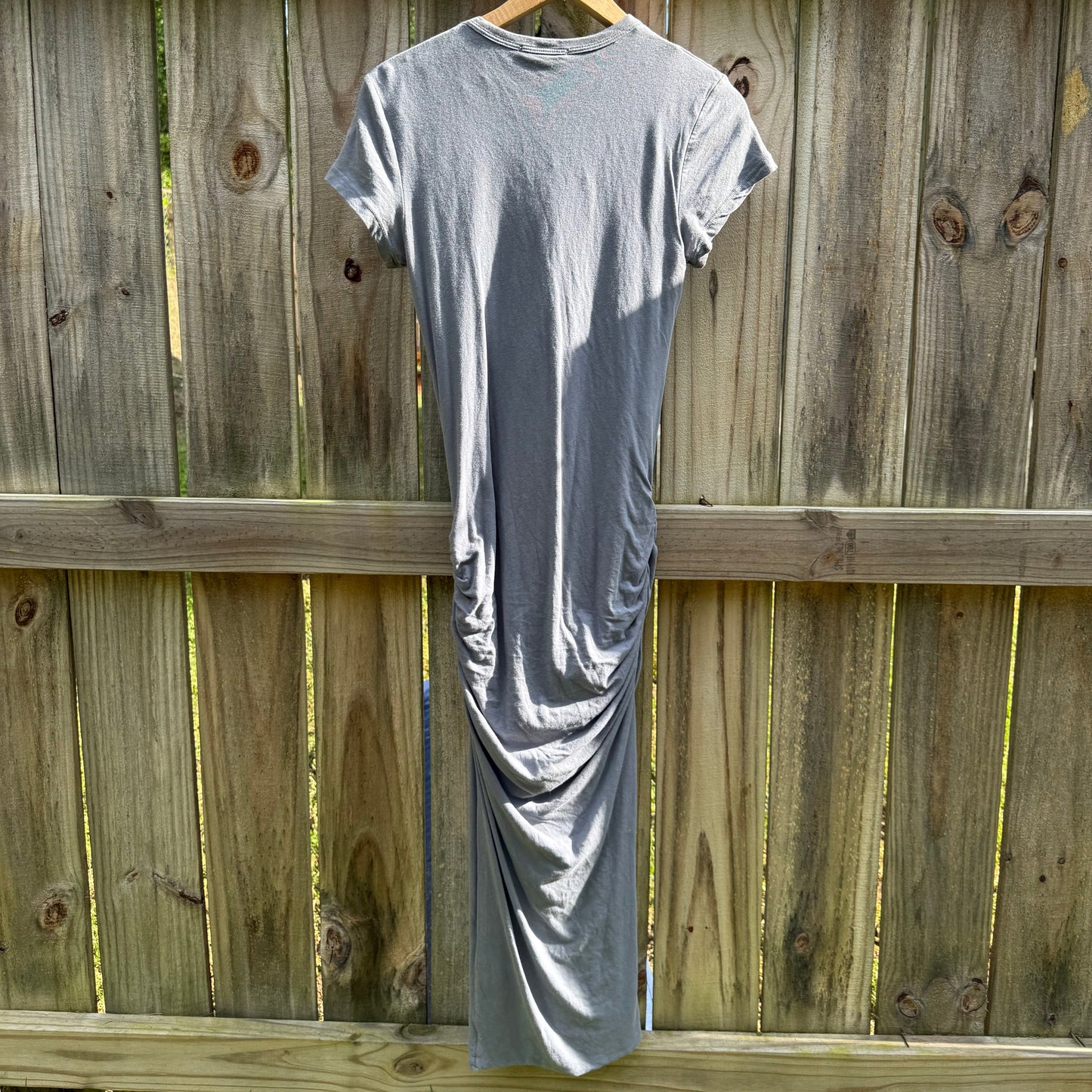 James Perse Ruched Midi Dress