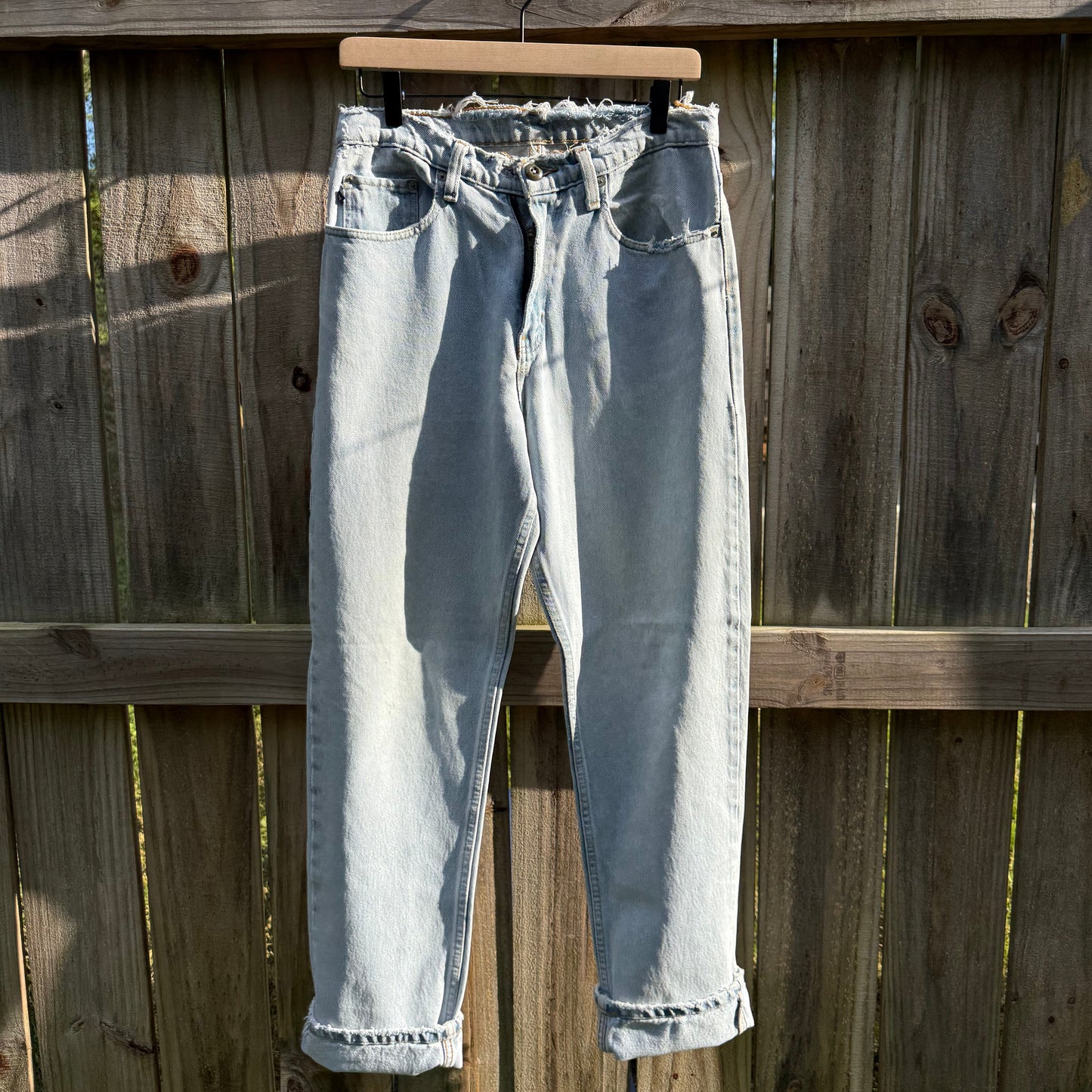 Vintage Polo Ralph Lauren Cotton Denim Straight Leg Jeans Light Wash&nbsp;