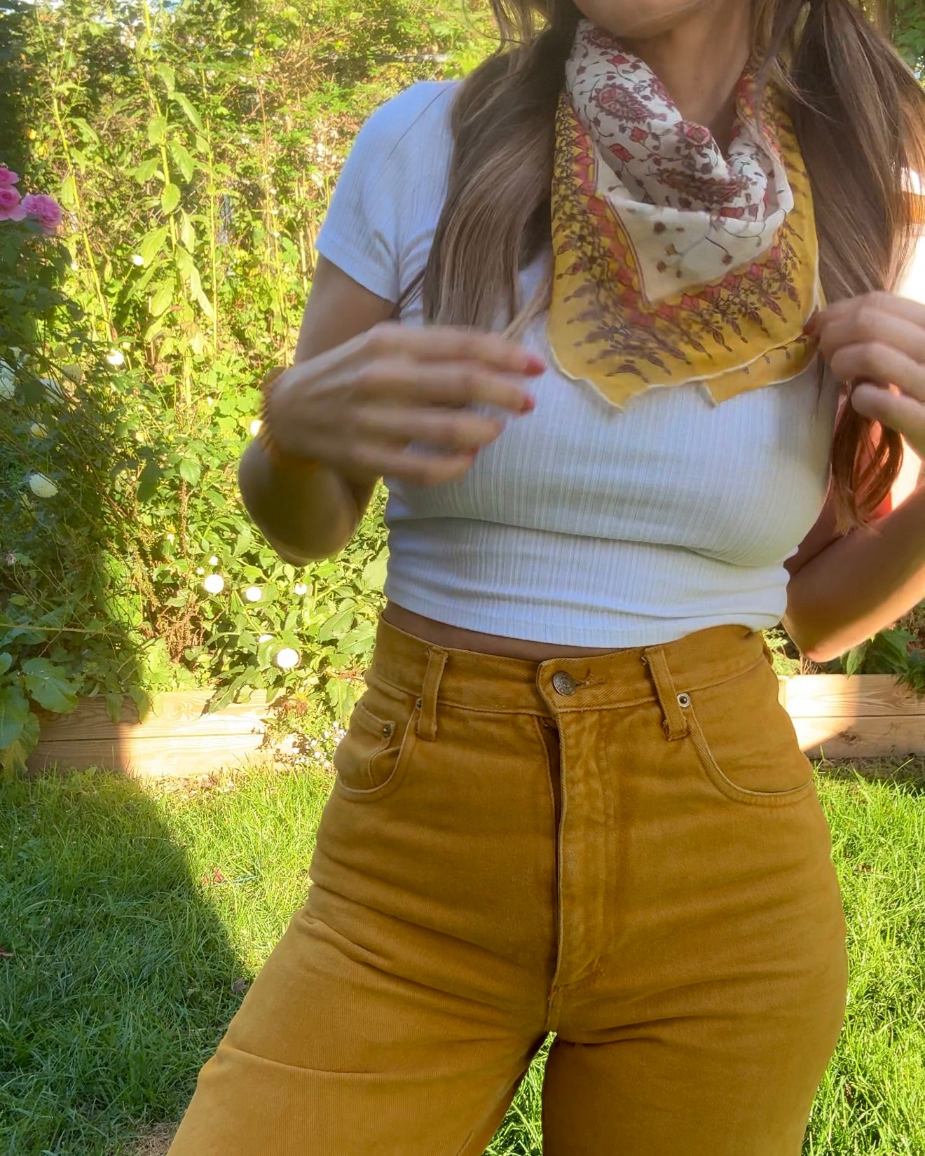 Ochre 90s High-Waist Jeans — Vintage Giorgio Fiorlini Cotton Denim