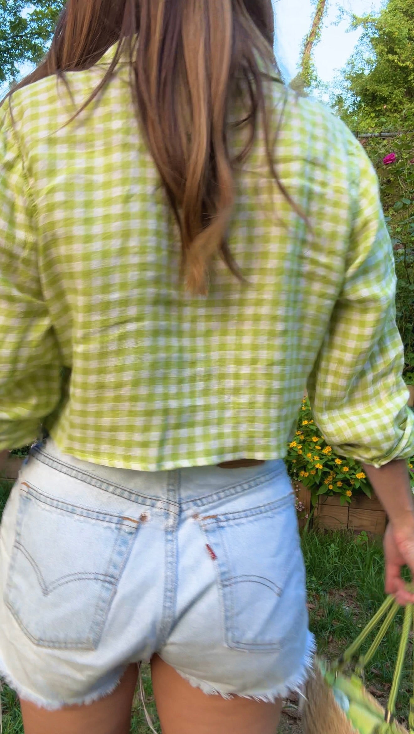 Sunday Honey Original Linen Gingham Top