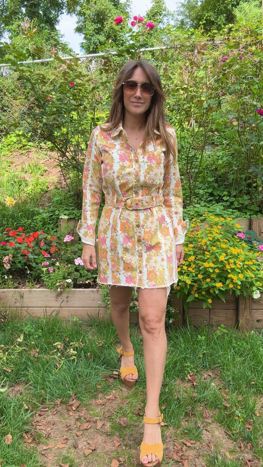 Floral Belted Shirtdress – Show Me Your Mumu