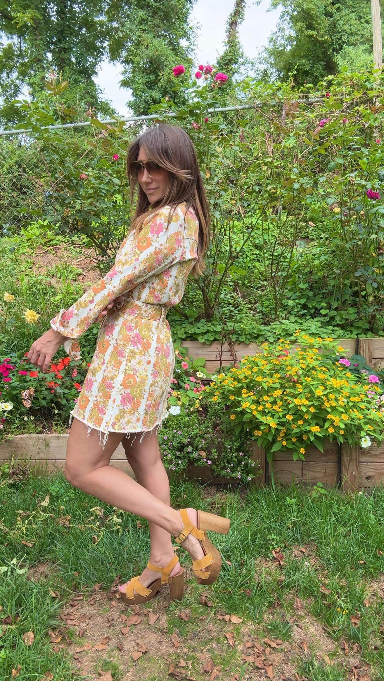 Floral Belted Shirtdress – Show Me Your Mumu