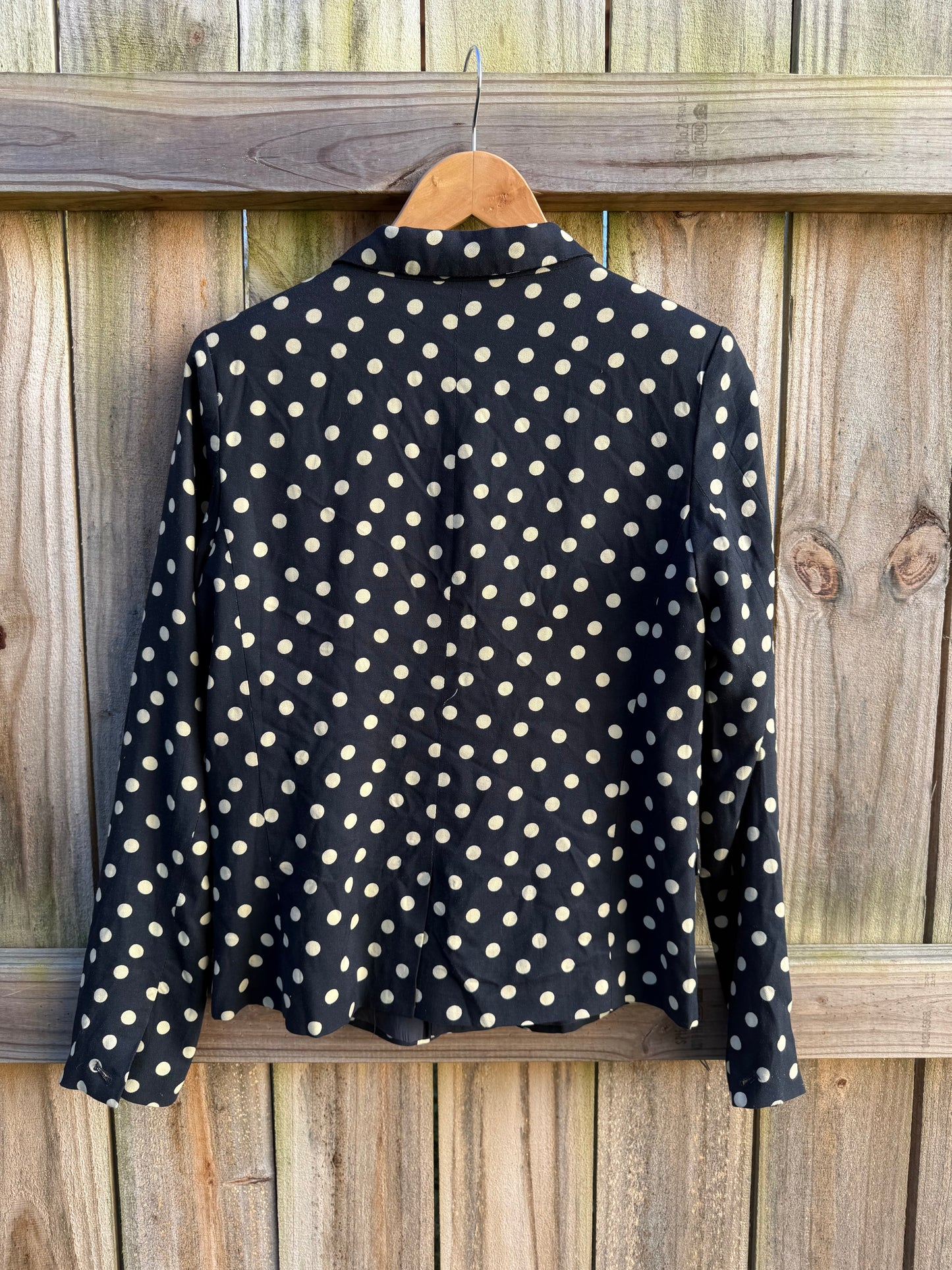FRNCH Paris Polka Dot Blaze / Navy & Cream/  Parisian Street Style