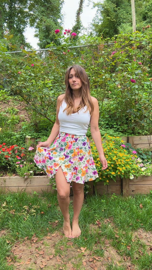 Sunday Honey Floral Skater Skirt