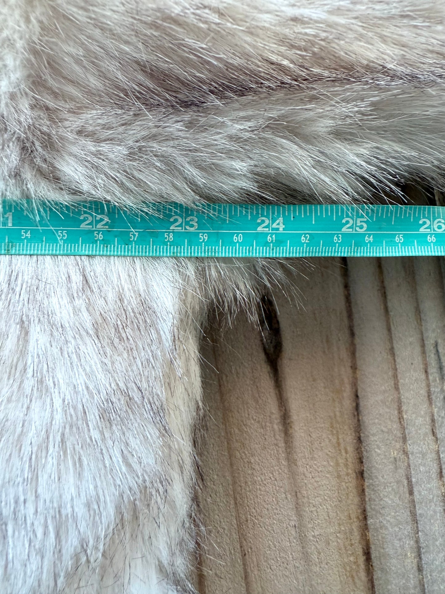 Ivory Faux Fur Coat