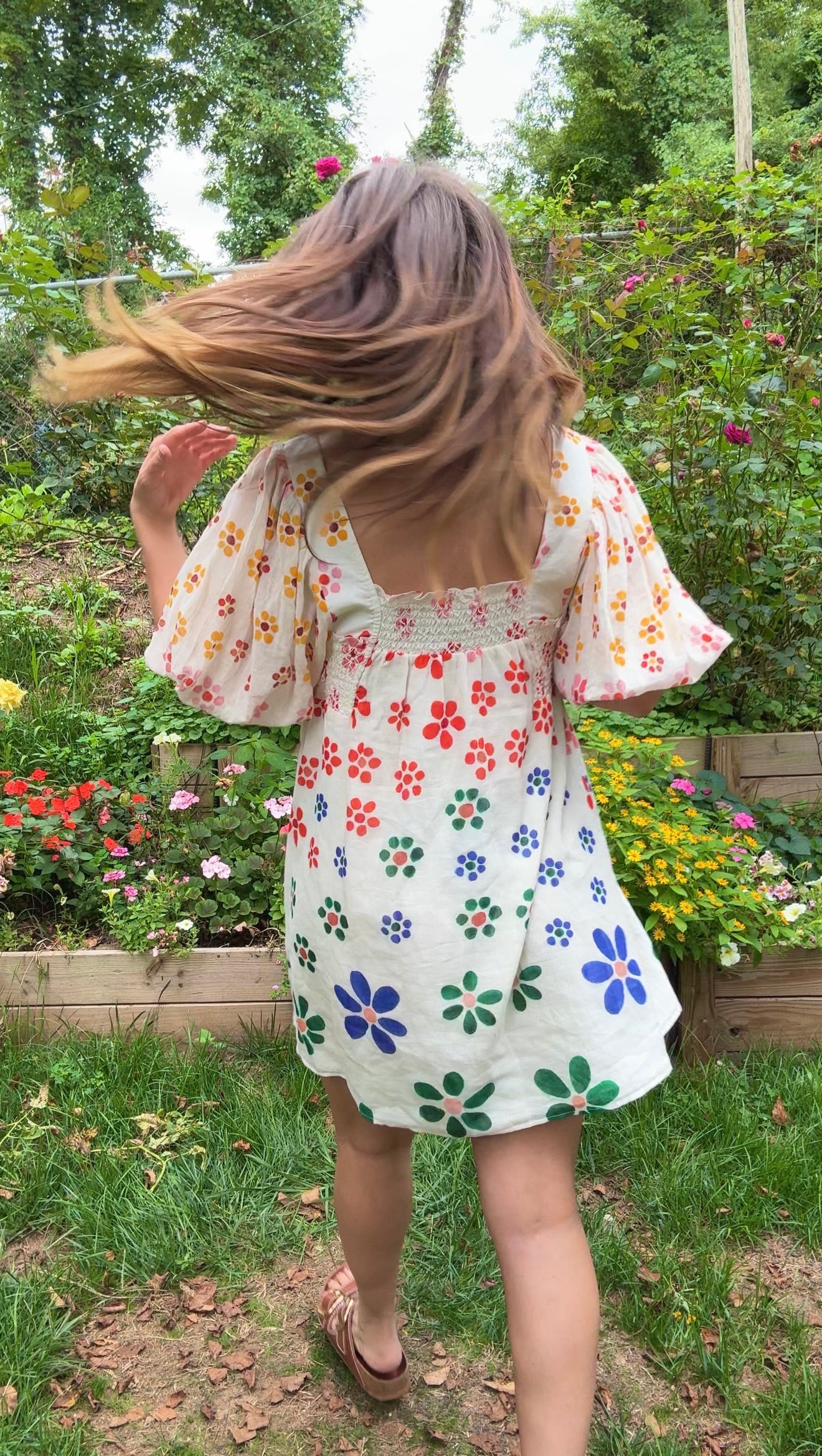 Rainbow Bloom Mini Dress – Jen’s Pirate Booty