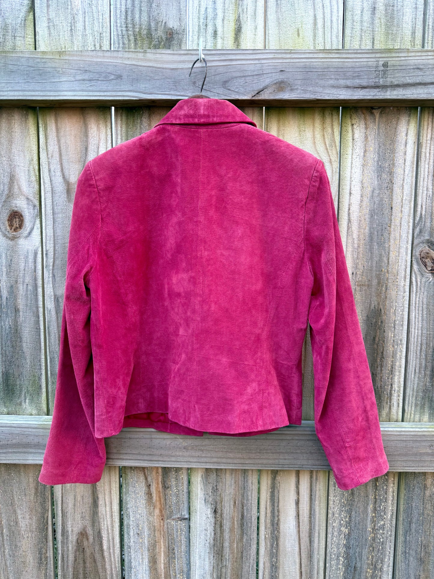Vintage Alfani Suede Cropped Jacket