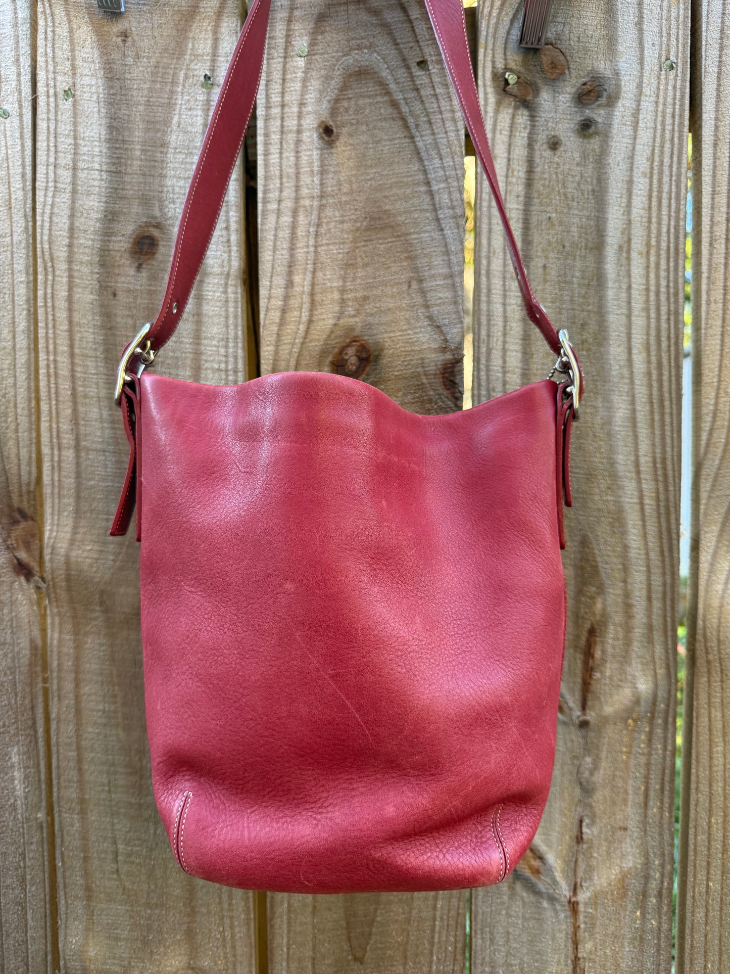 Coach Legacy Soho Leather Duffle Bag (Oxblood)