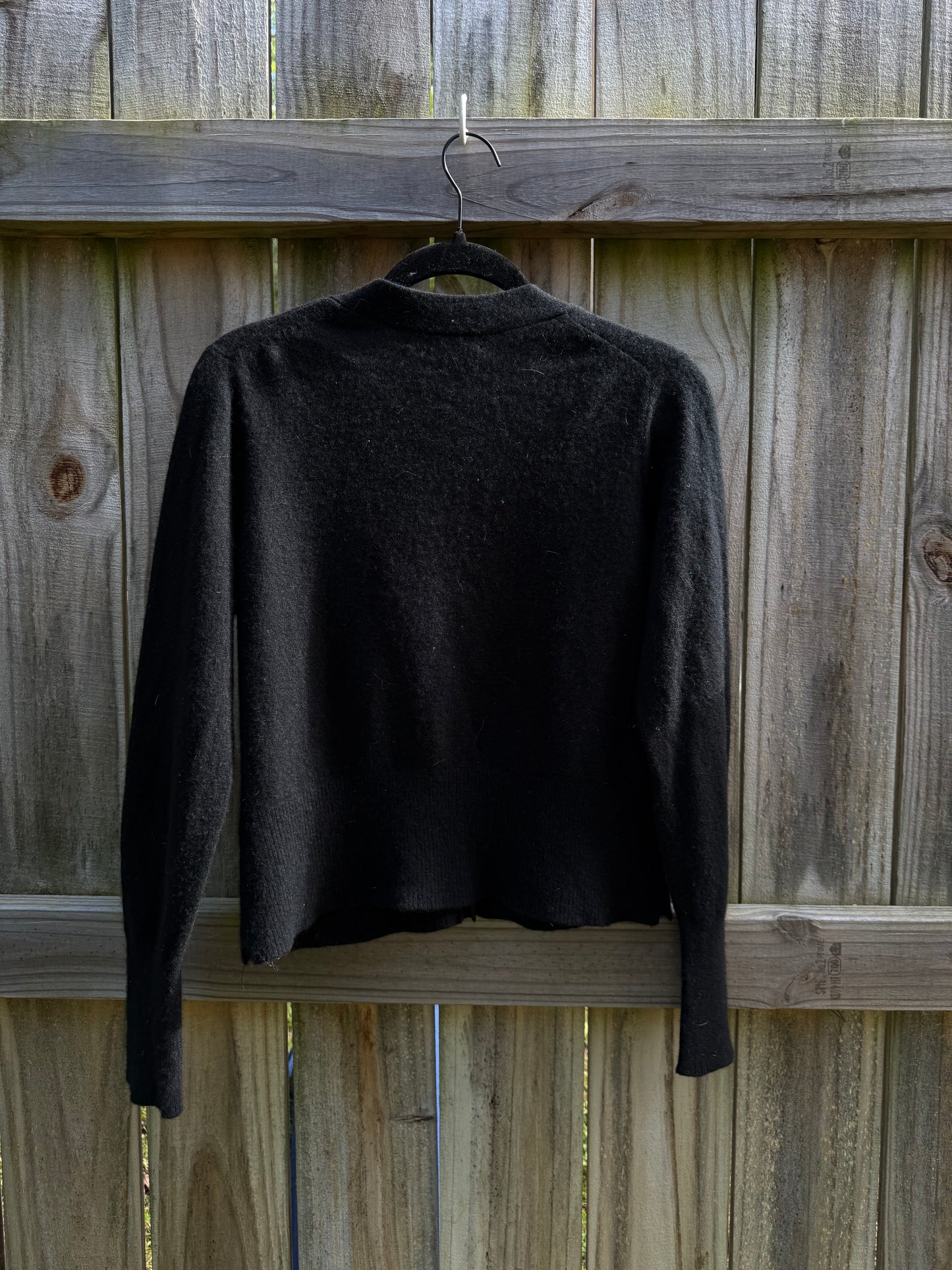 Banana Republic Italian Cashmere Cardigan Black Size L