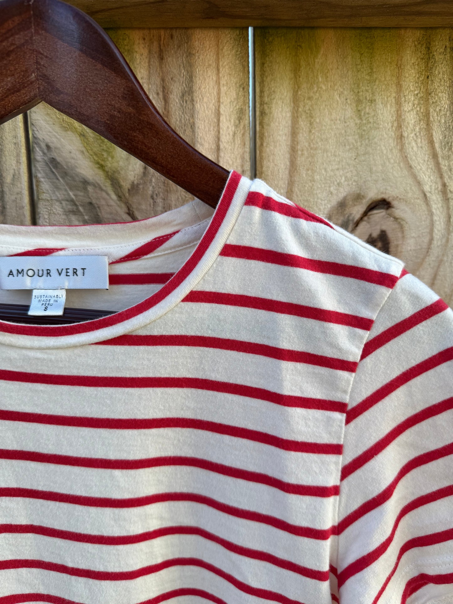 Amour Vert Organic Cotton Breton Tee