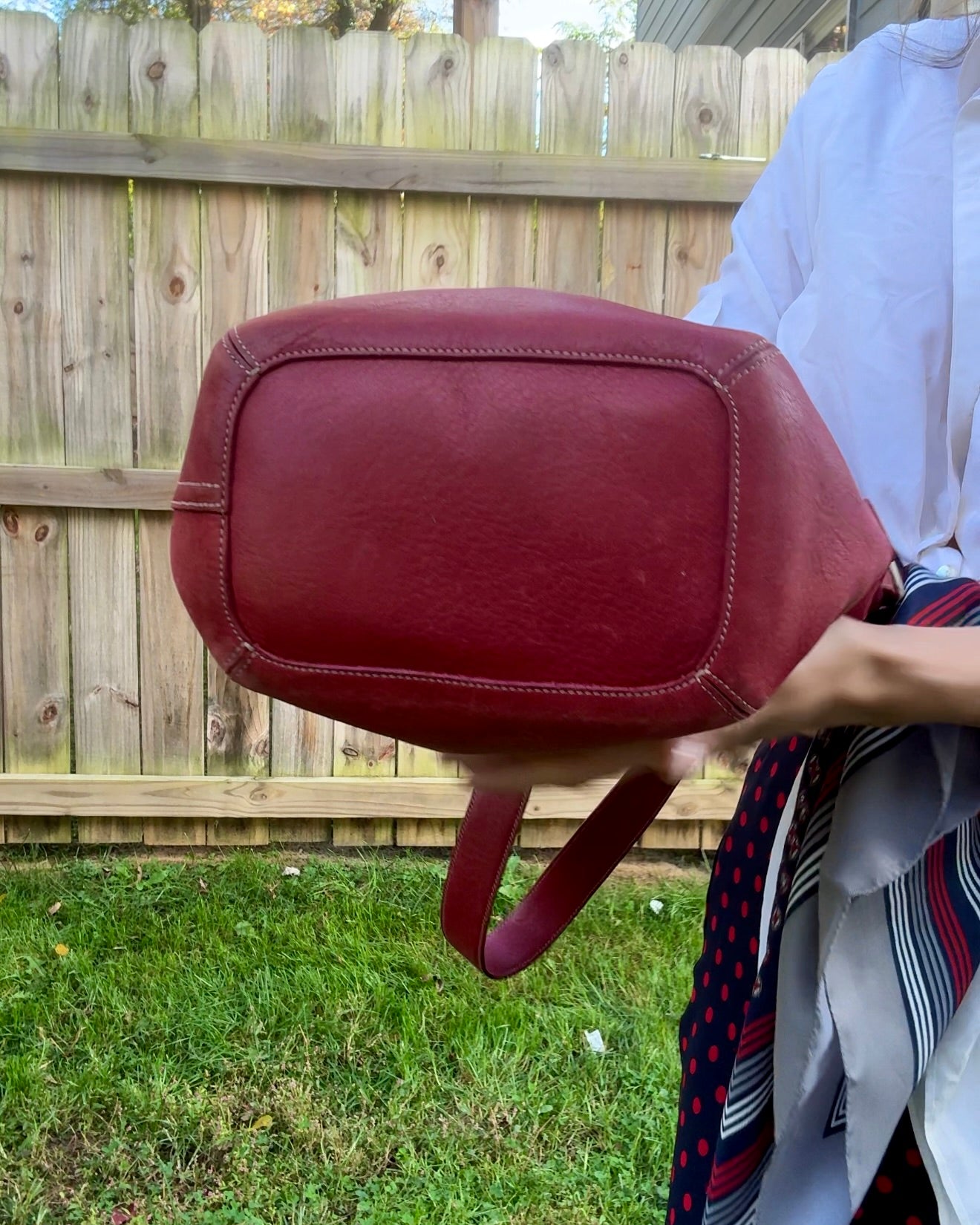 Coach Legacy Soho Leather Duffle Bag (Oxblood)