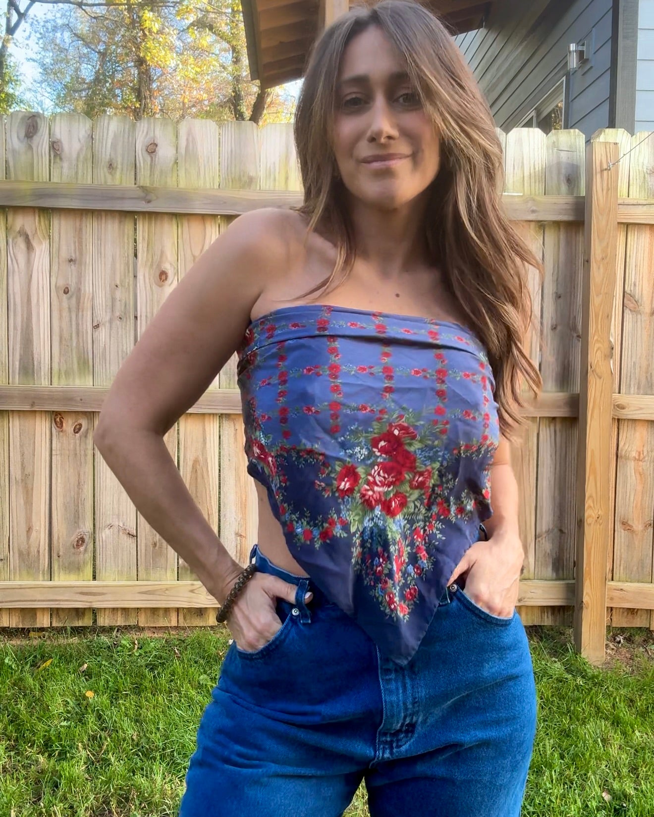 90s Laura Ashley Silk Floral Scarf / Italian Holiday