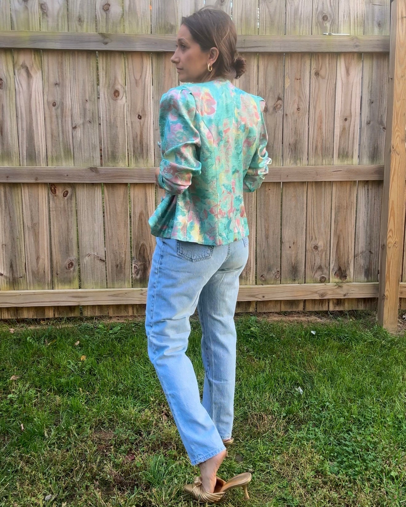 Reworked Vintage Beaded Brocade Jacket — One of a Kind
