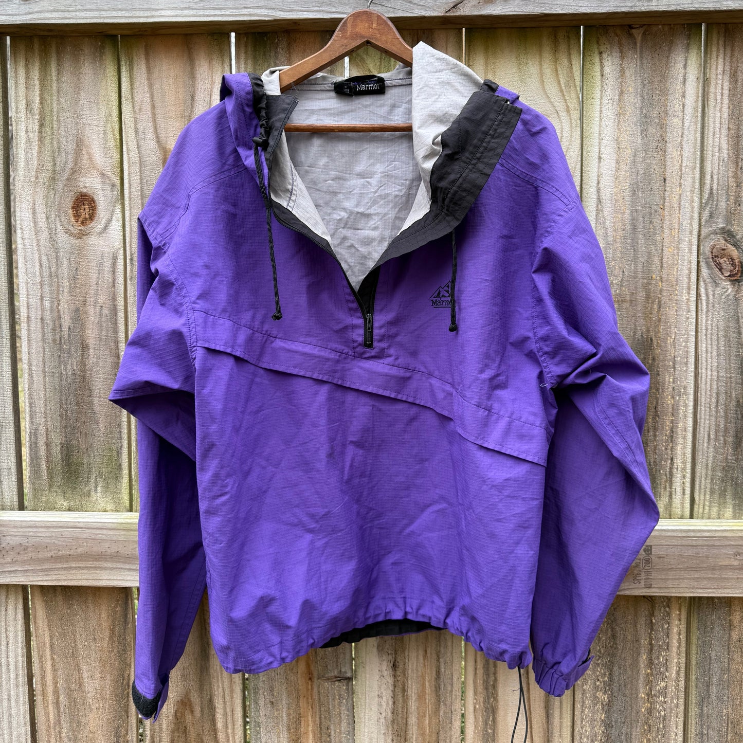 Vintage Marmot Purple Anorak Pullover Purple