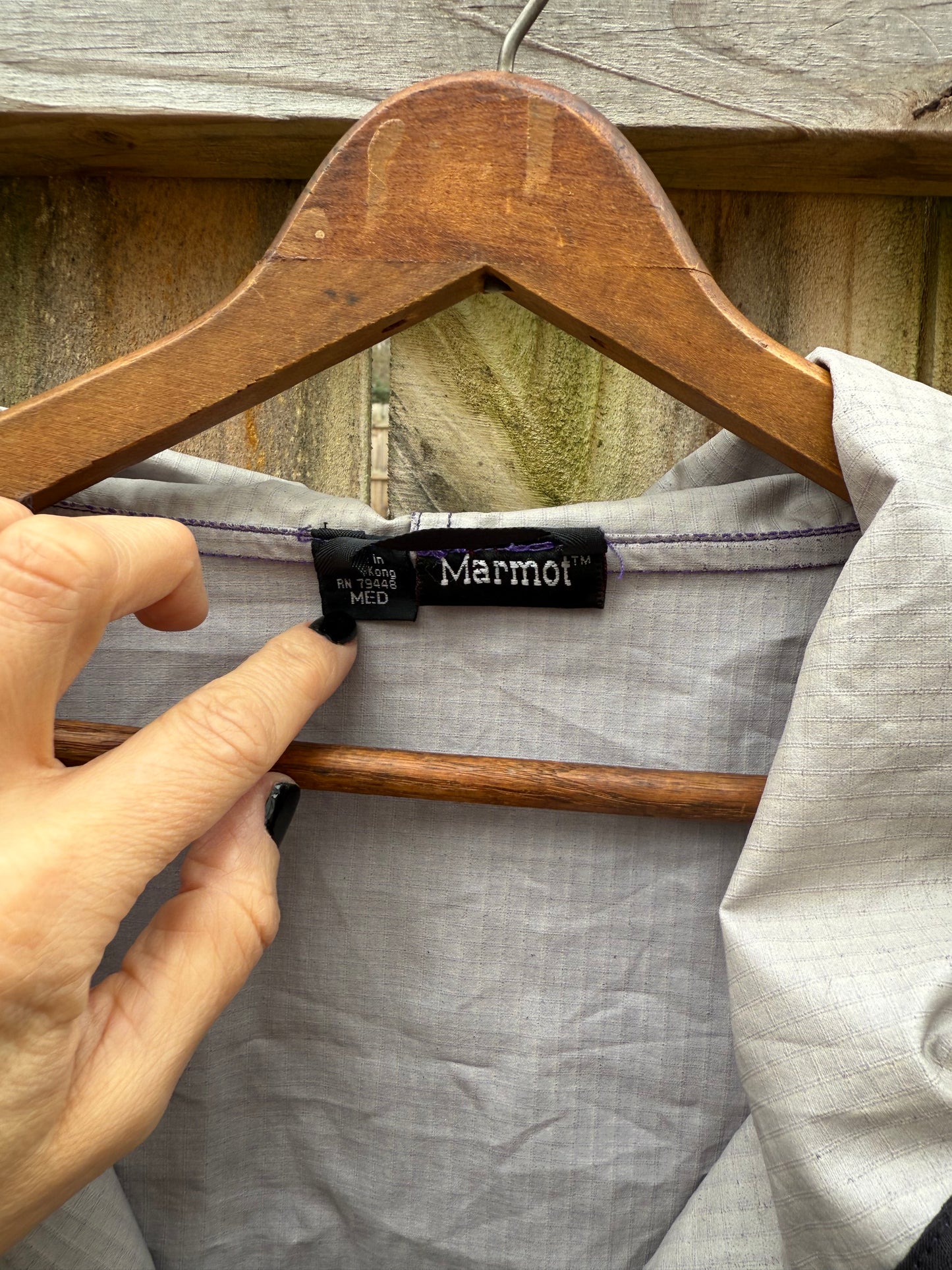 Vintage Marmot Purple Anorak Pullover Purple