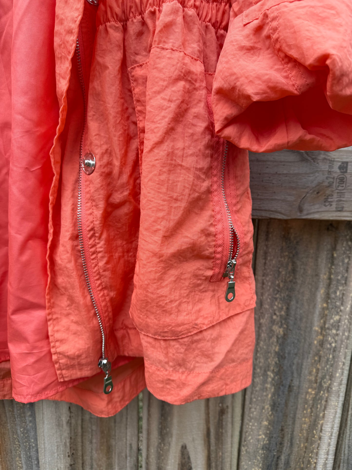 Vintage 80s Windbreaker Coral Jacket The Filmore