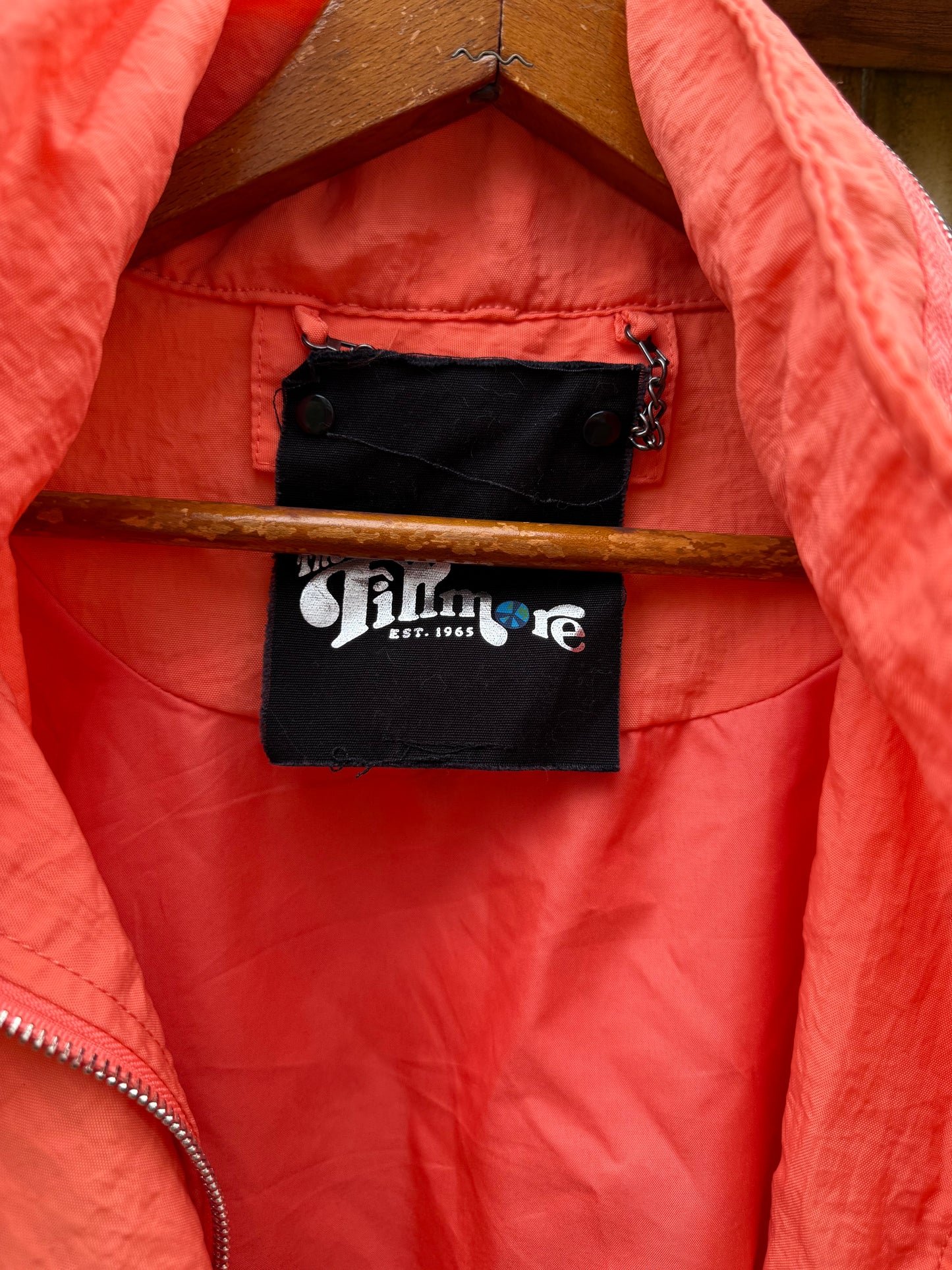 Vintage 80s Windbreaker Coral Jacket The Filmore