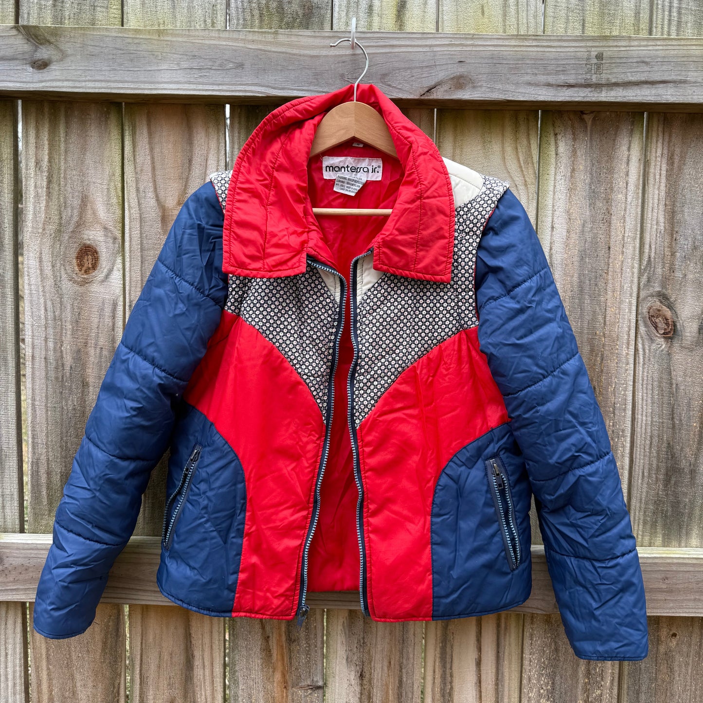 Vintage Manterra Jr. Quilted Ski Jacket 70s 80s