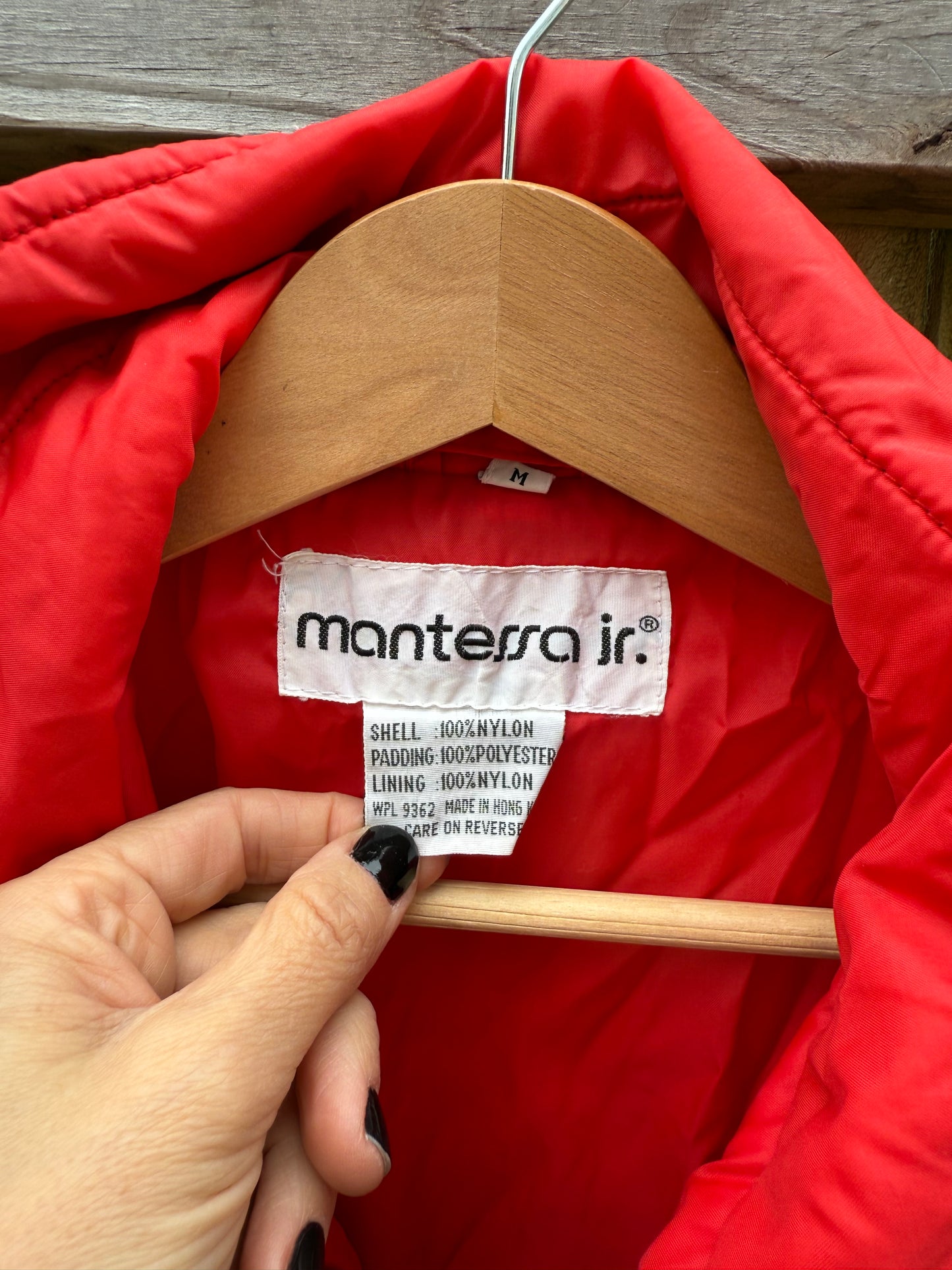 Vintage Manterra Jr. Quilted Ski Jacket 70s 80s