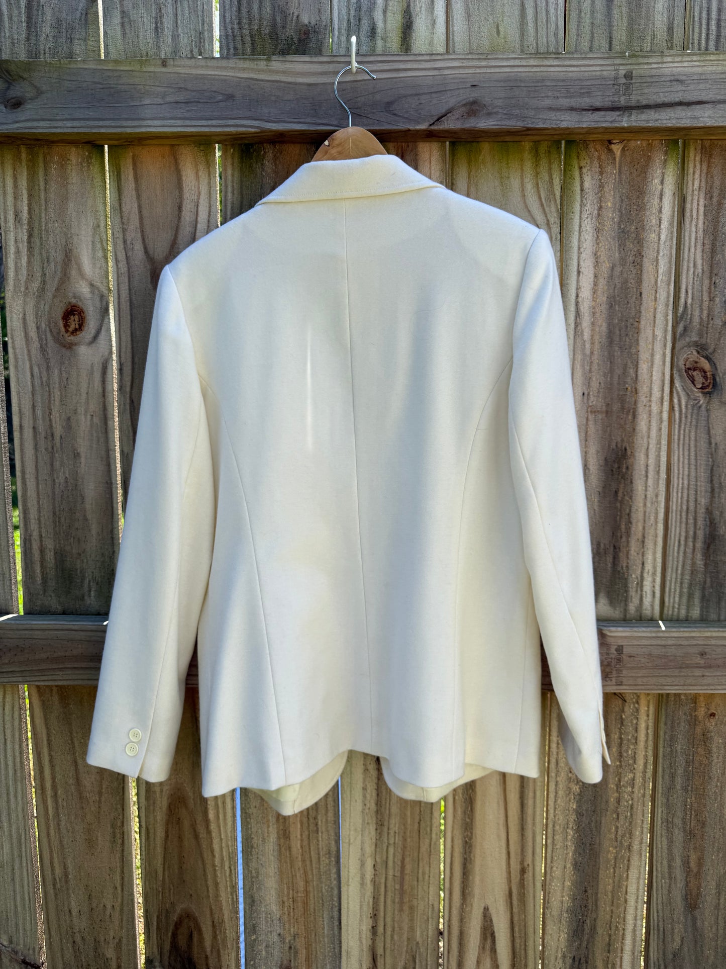 Vintage JG Hook Cream Wool Blazer