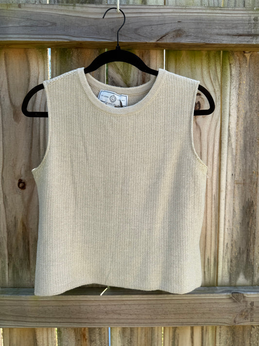 Vintage St. John Sport Oatmeal Knit Shell