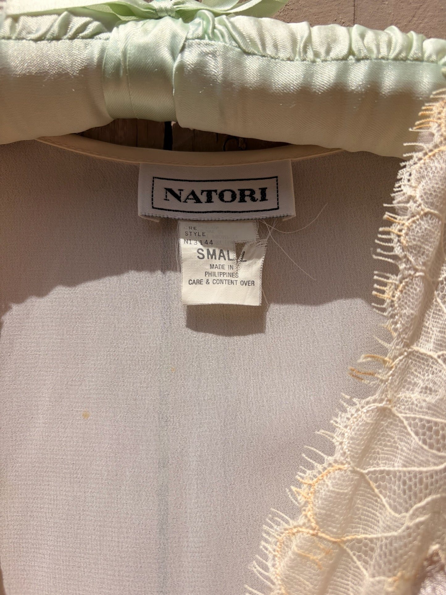 Natori Lace Slip Vintage Natori Silk Lace Slip Dress