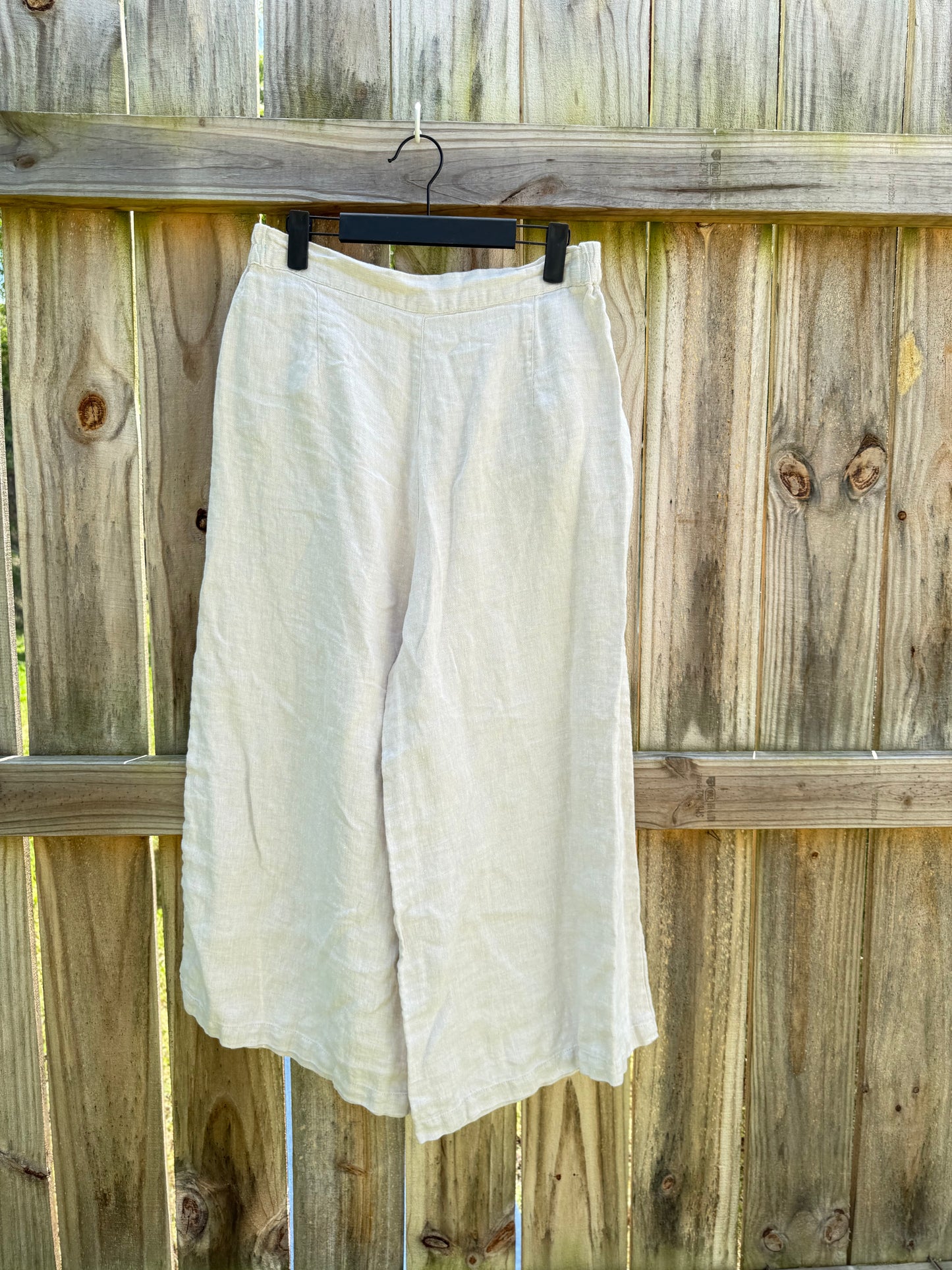 Les Umes 100% Linen Wide Leg Pants