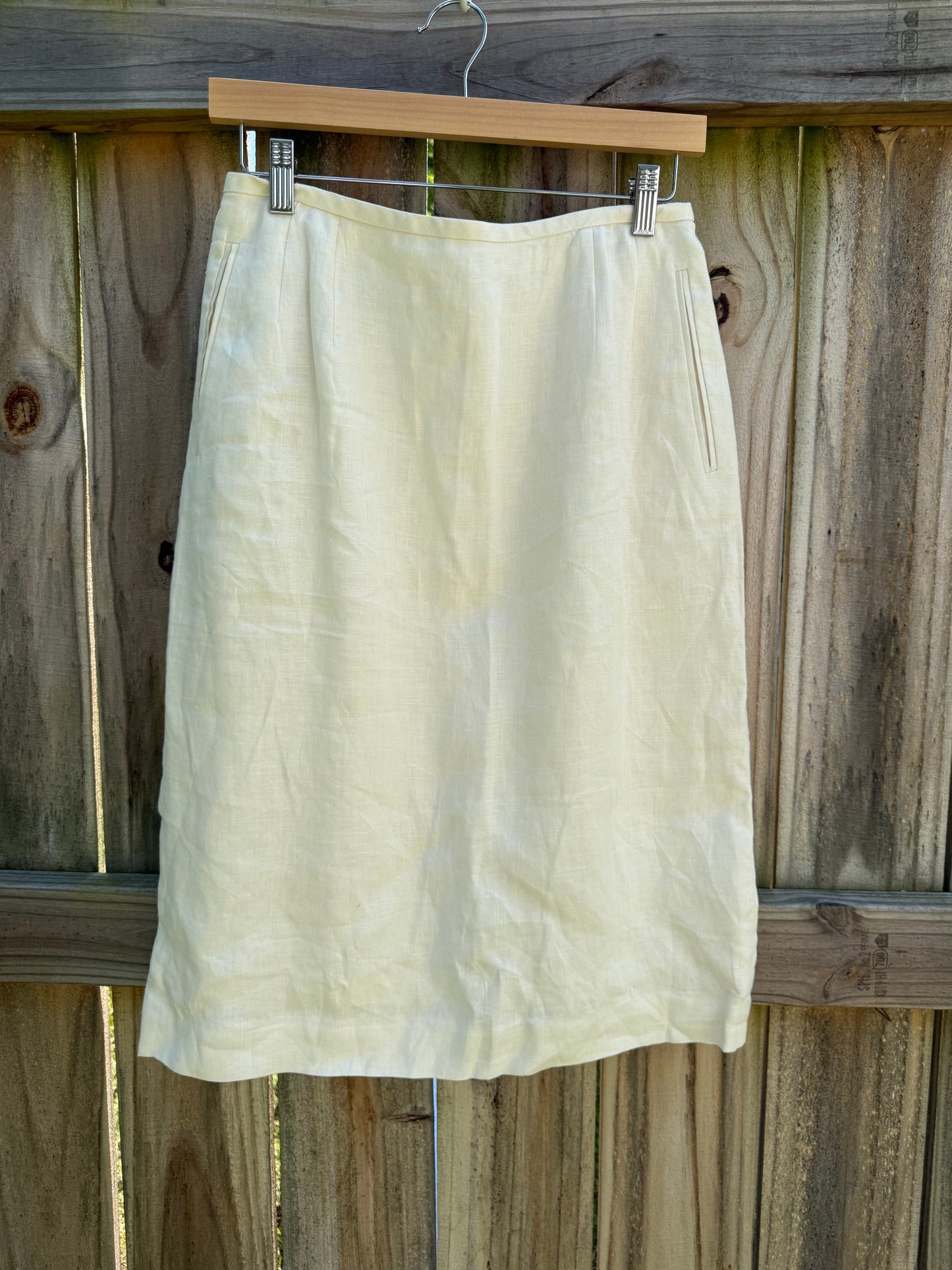 Liz Claiborne Collection Linen Midi Skirt