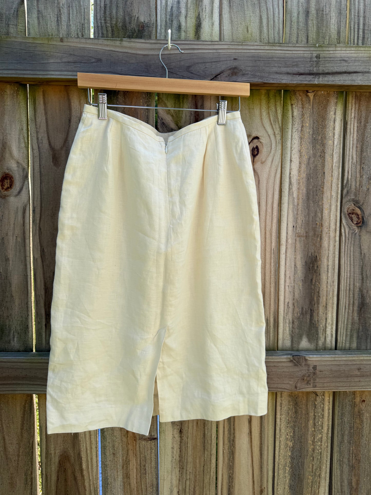 Liz Claiborne Collection Linen Midi Skirt