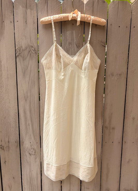 Vintage Vanity Fair Lace Slip Dress