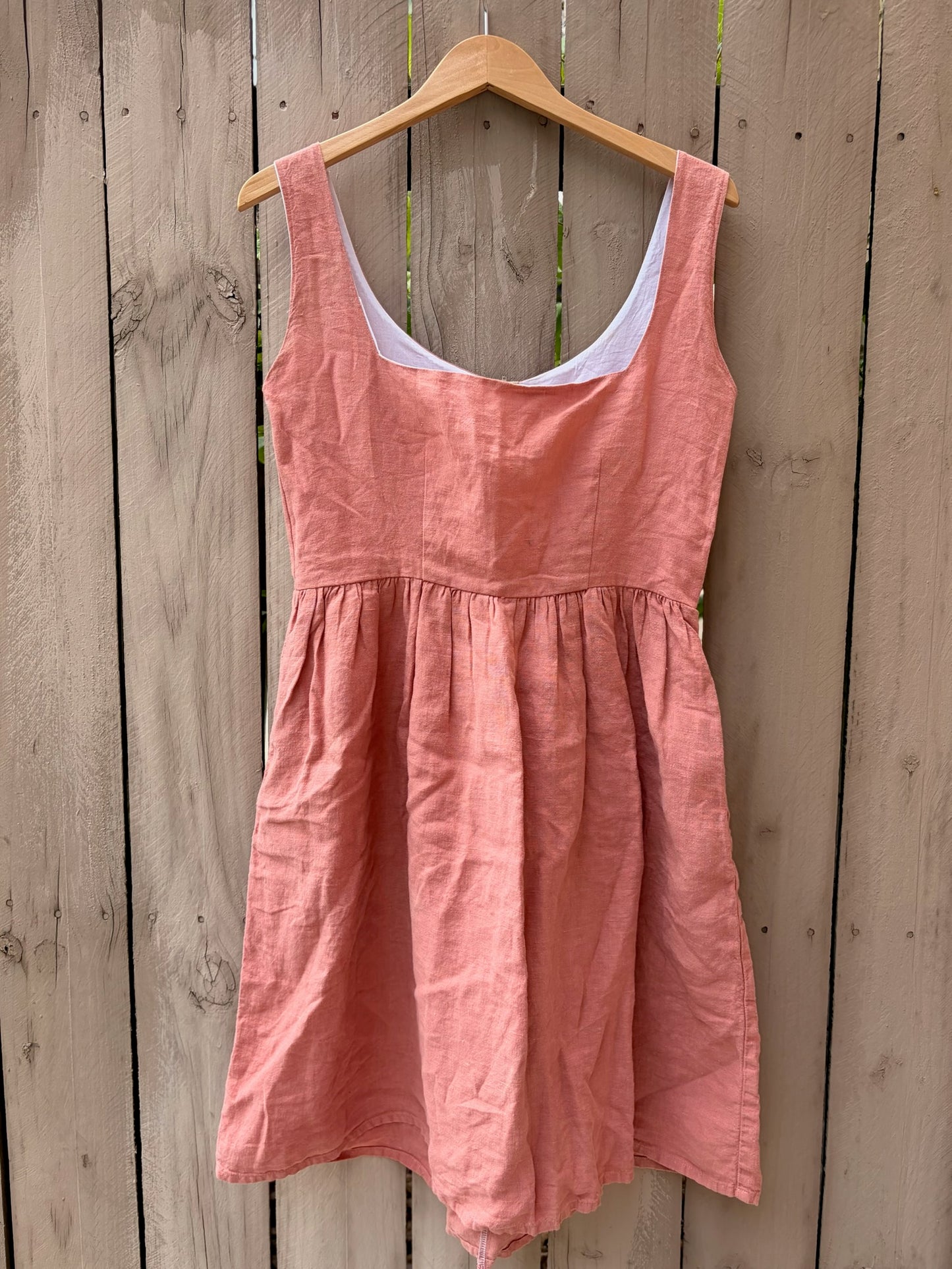 Sunday Honey Original | Rosewood Linen Babydoll Dress