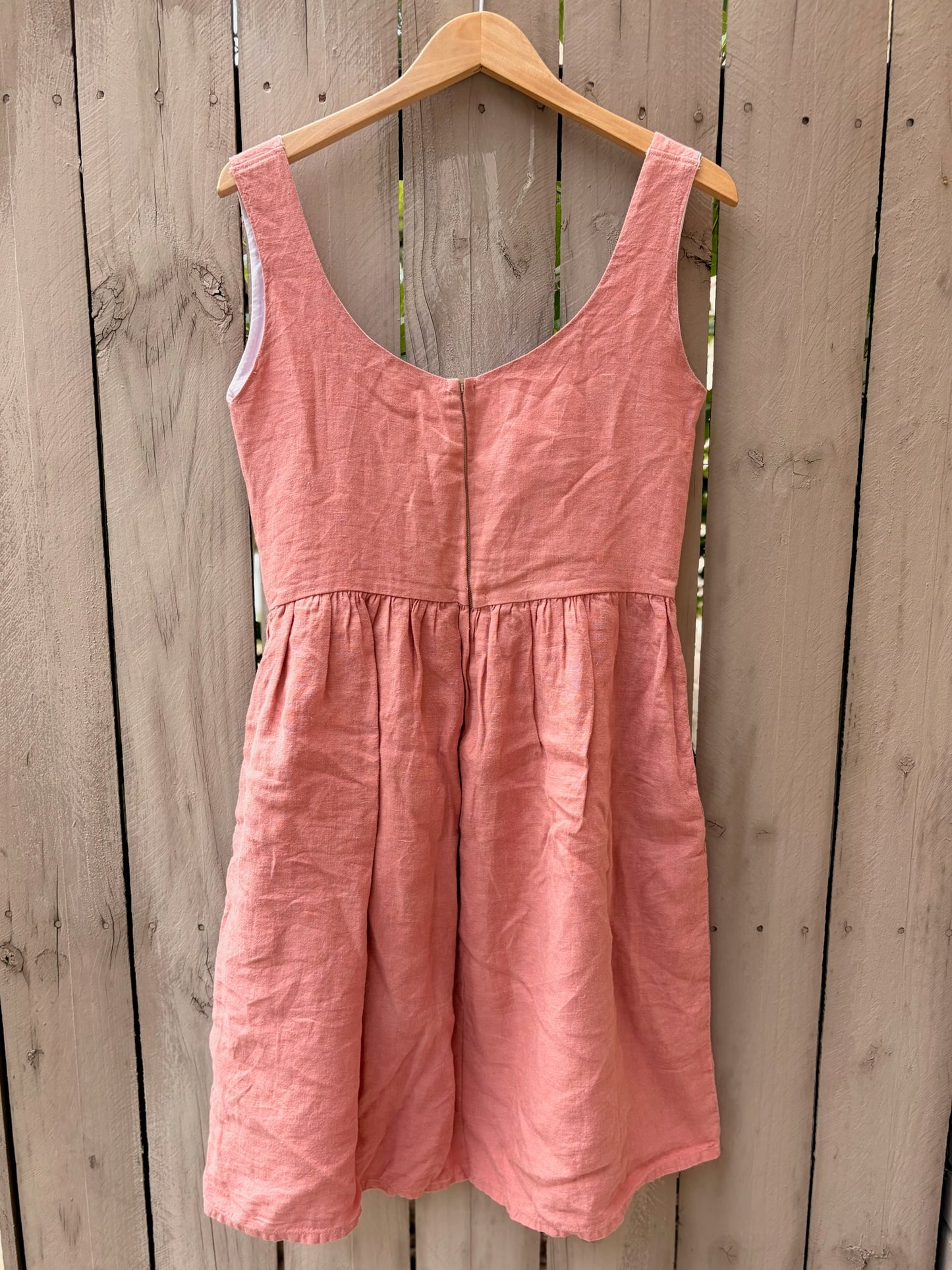 Sunday Honey Original | Rosewood Linen Babydoll Dress