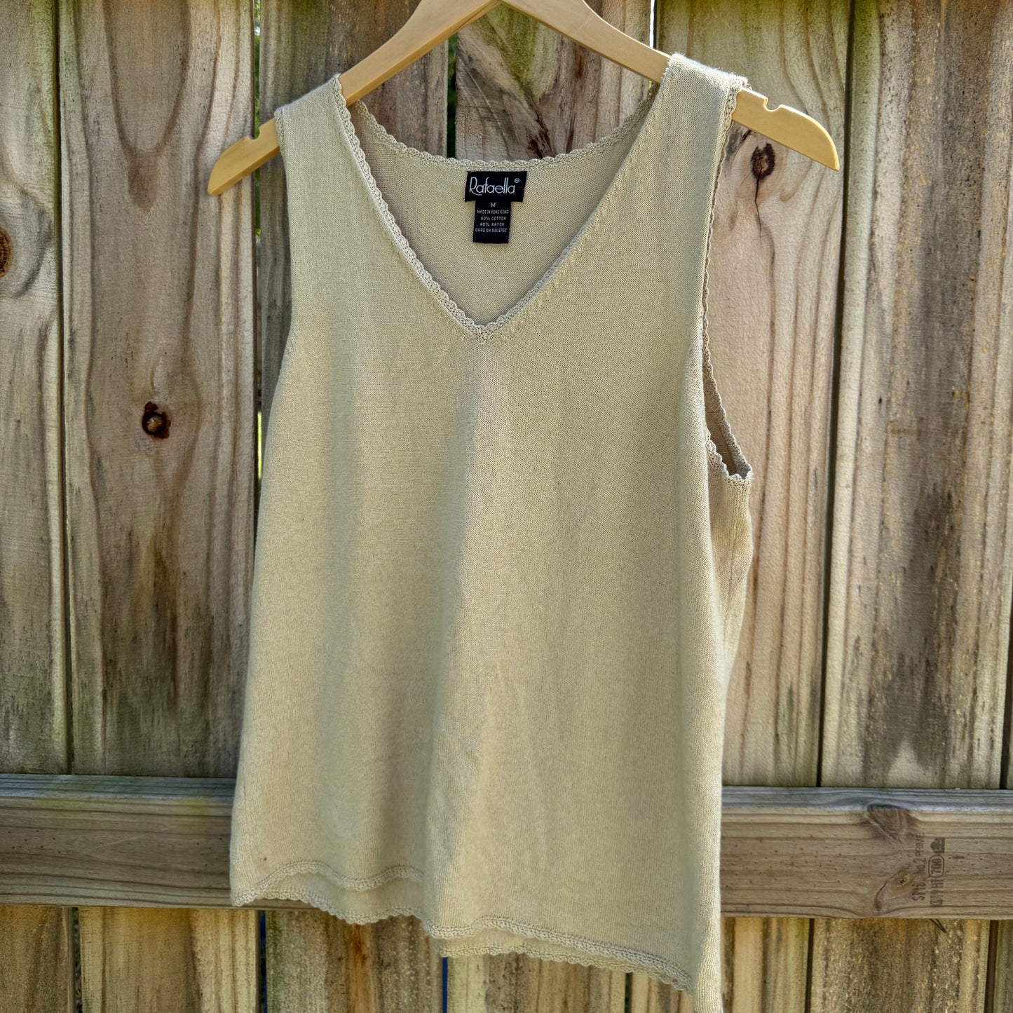 Vintage Rafaella Knit Shell Tank