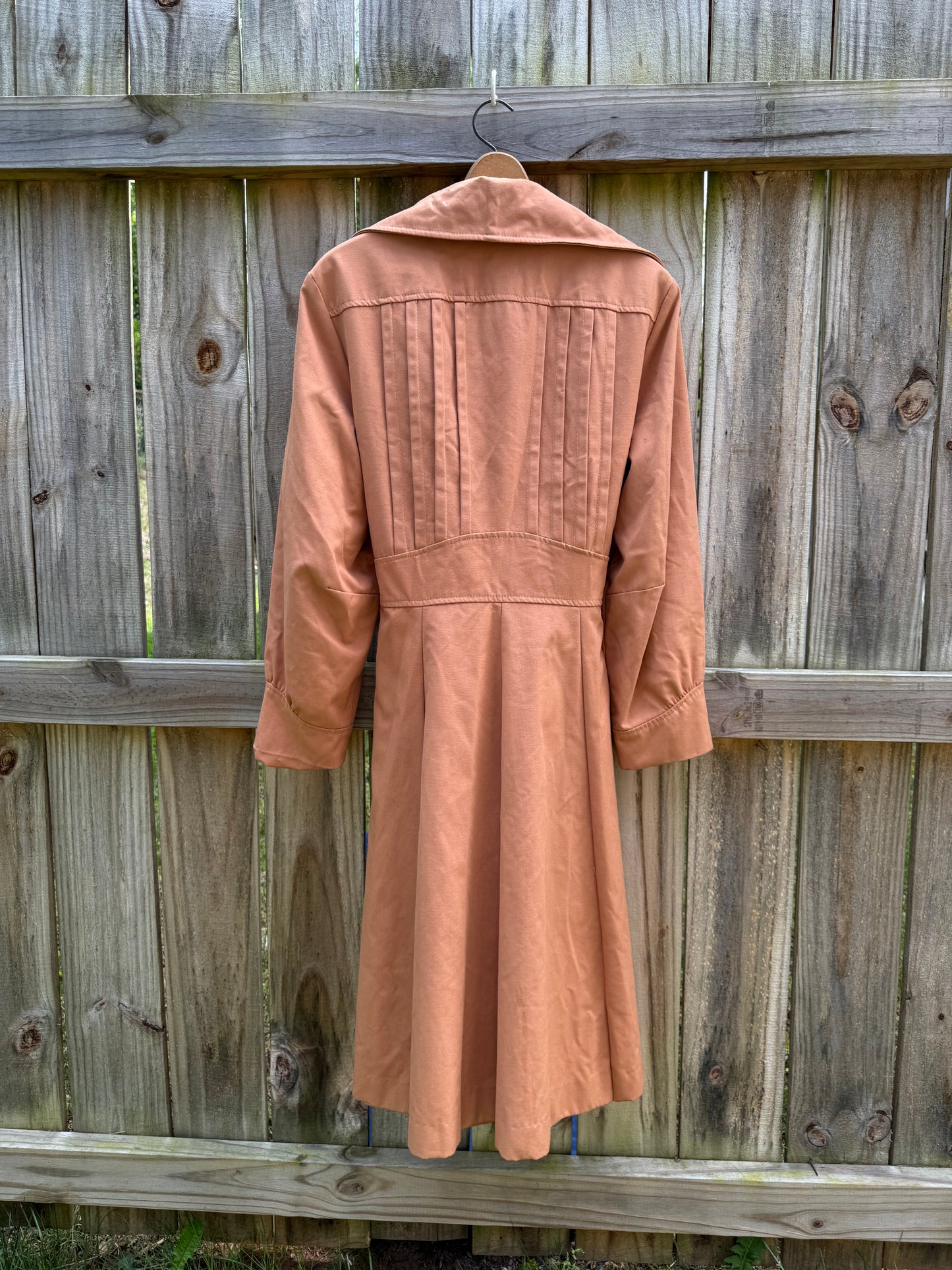 Vintage Cinnamon Trench Coat