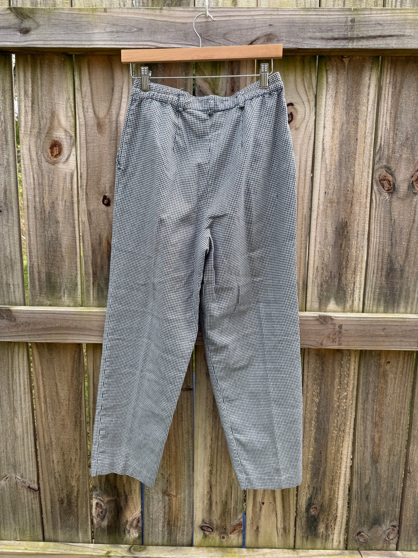 Hunt Club Cotton Houndstooth Trouser | Ink Navy & Ivory | Size 10