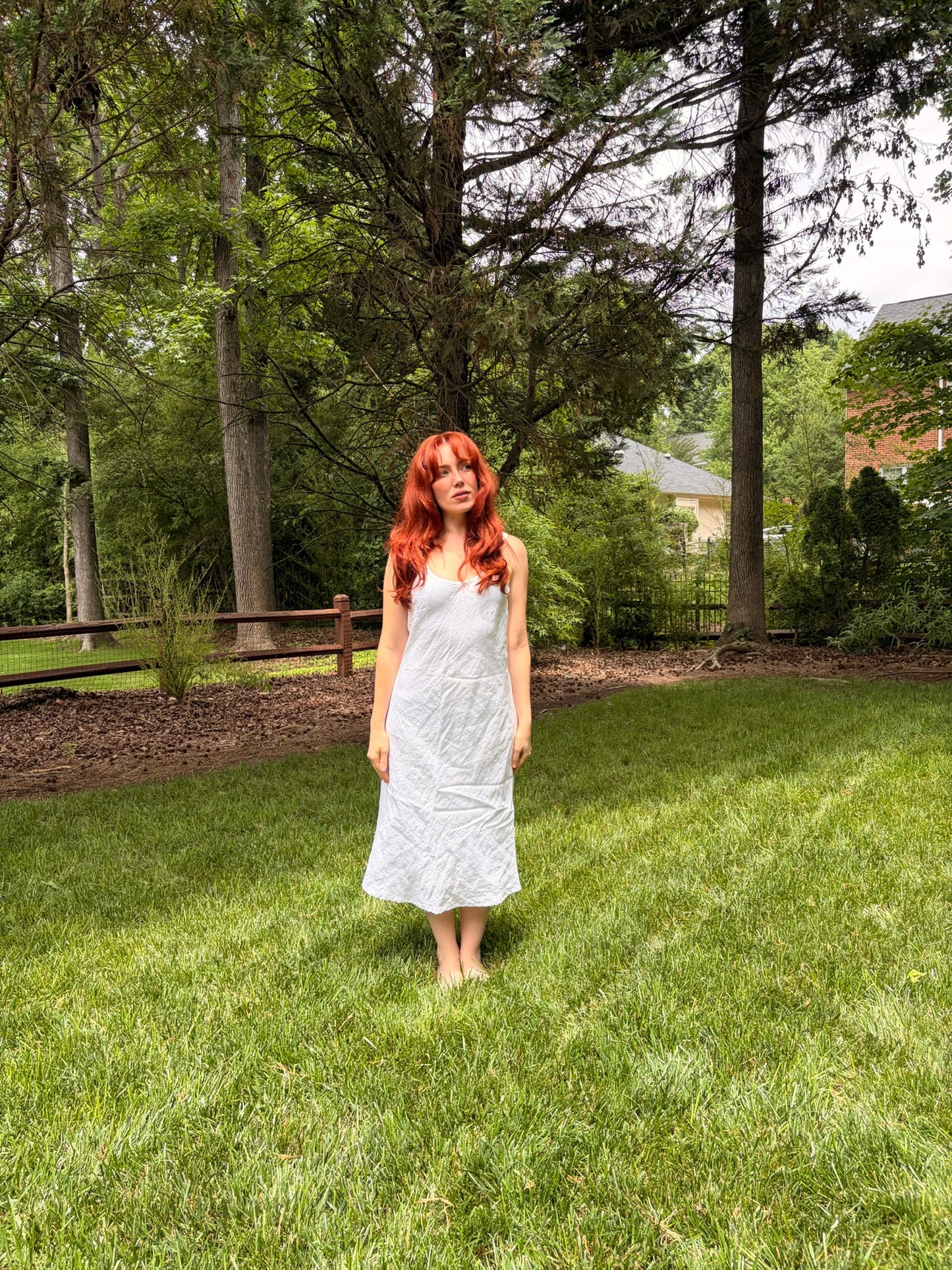 Reworked Brooks Brothers Irish Linen Dress