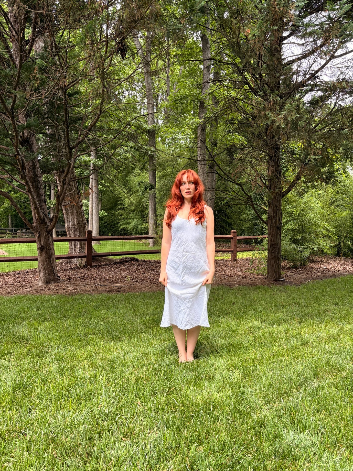 Reworked Brooks Brothers Irish Linen Dress