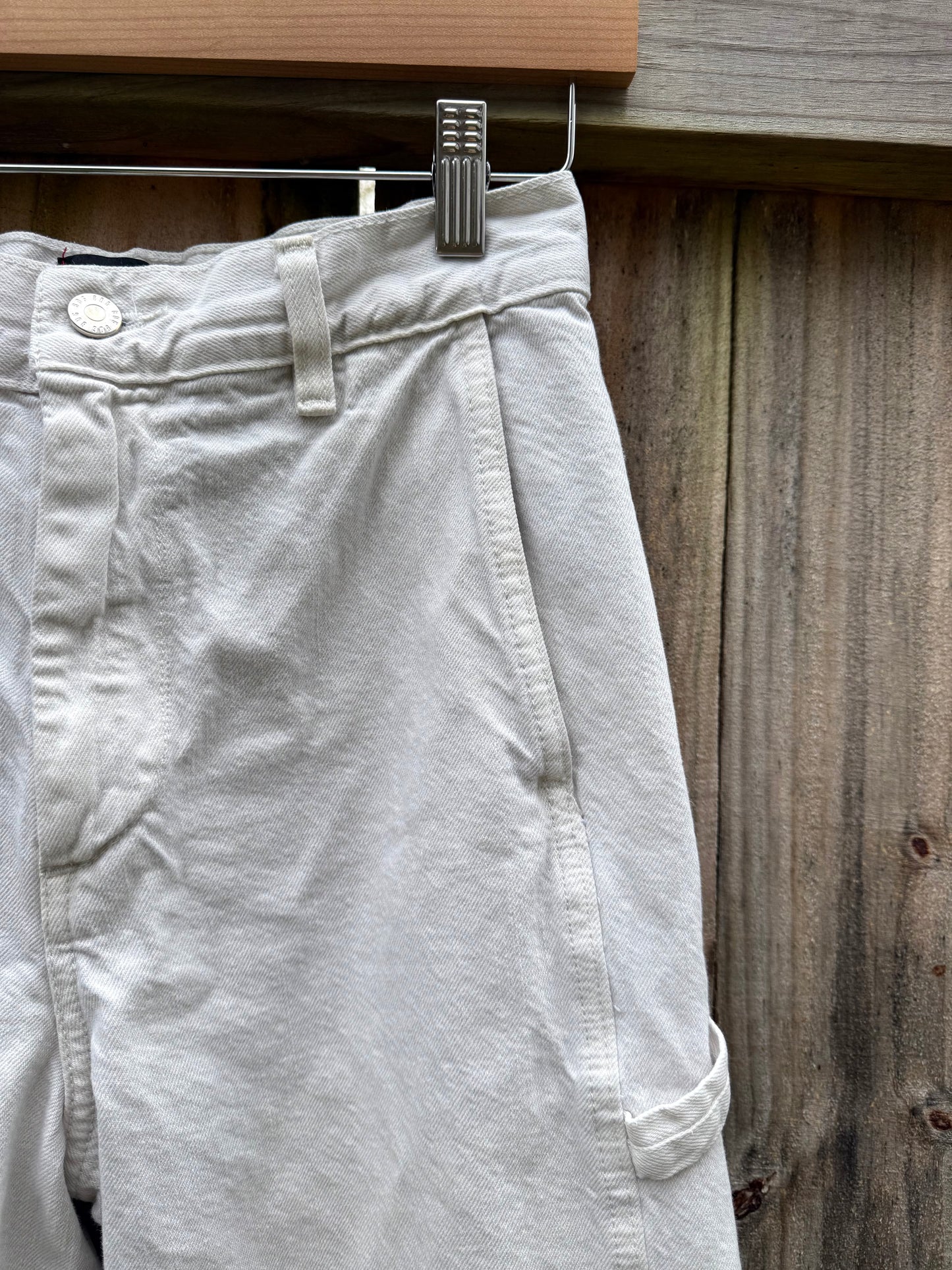 BDG Carpenter Pants Off-White Stone Utility Denim 27