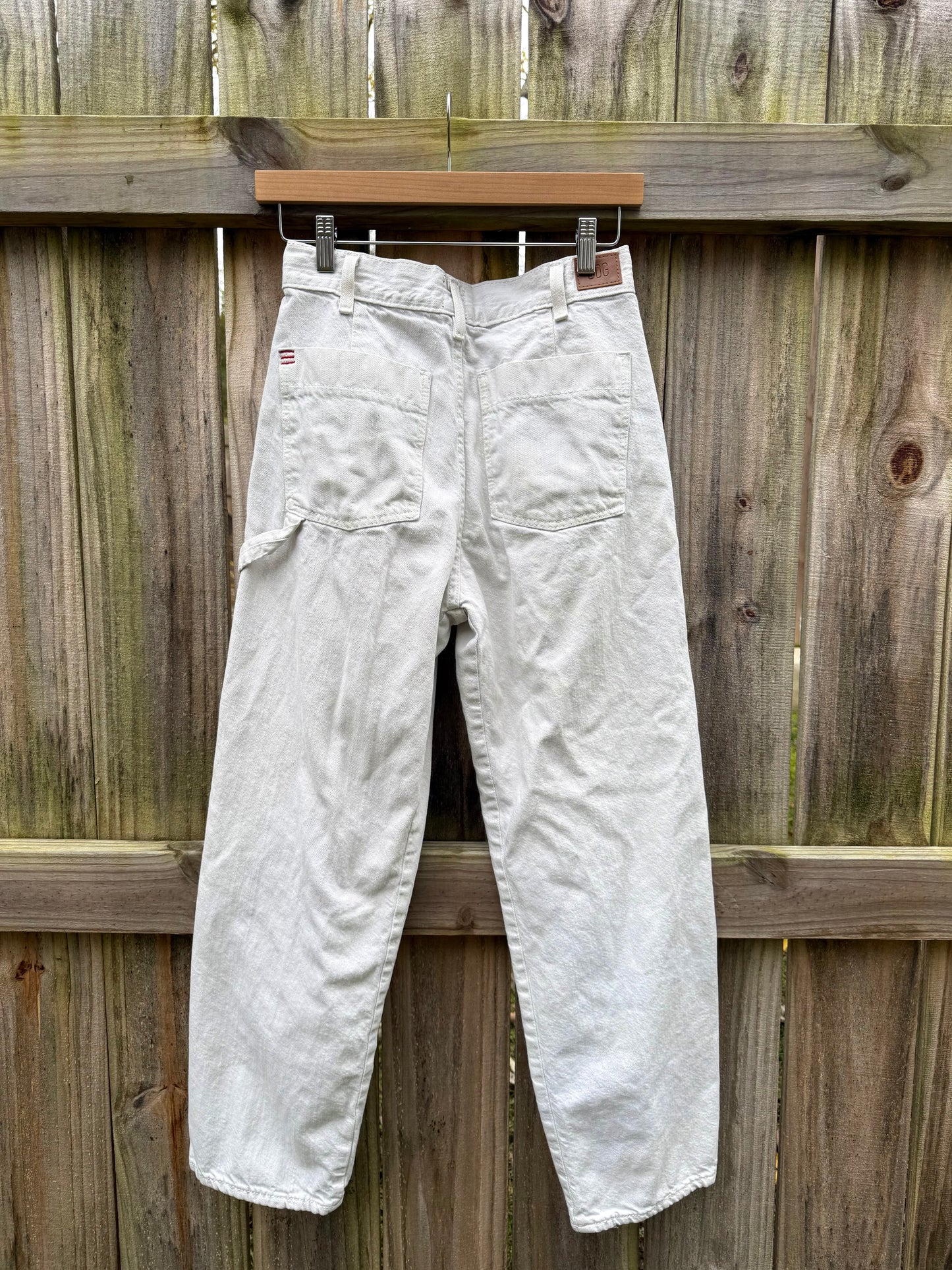 BDG Carpenter Pants Off-White Stone Utility Denim 27