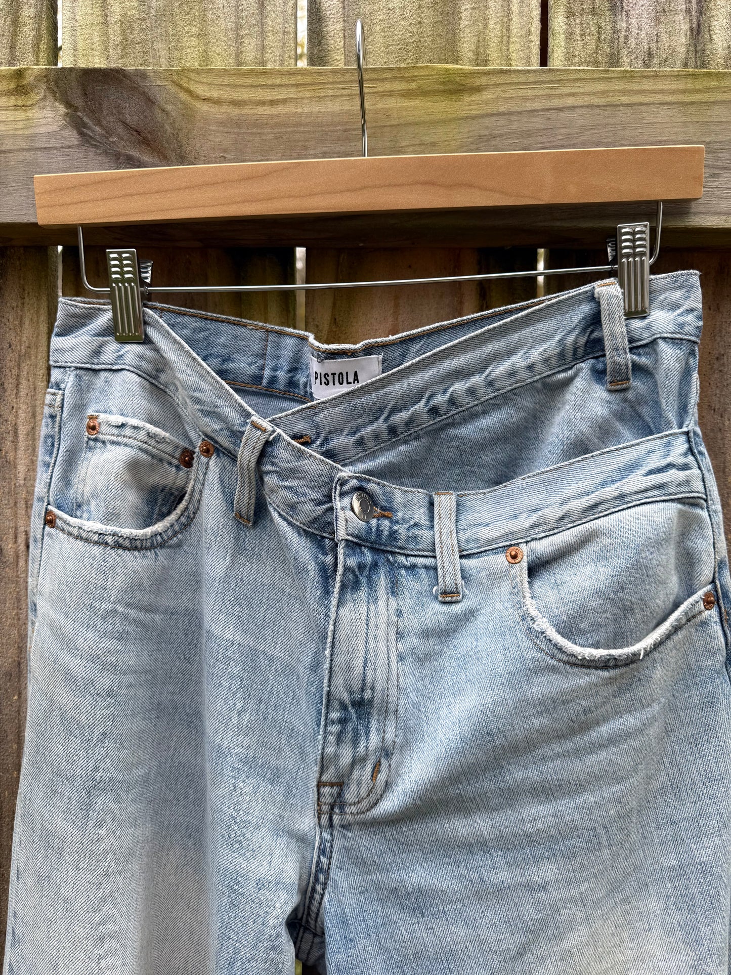 Pistola Criss-Cross Straight Jeans